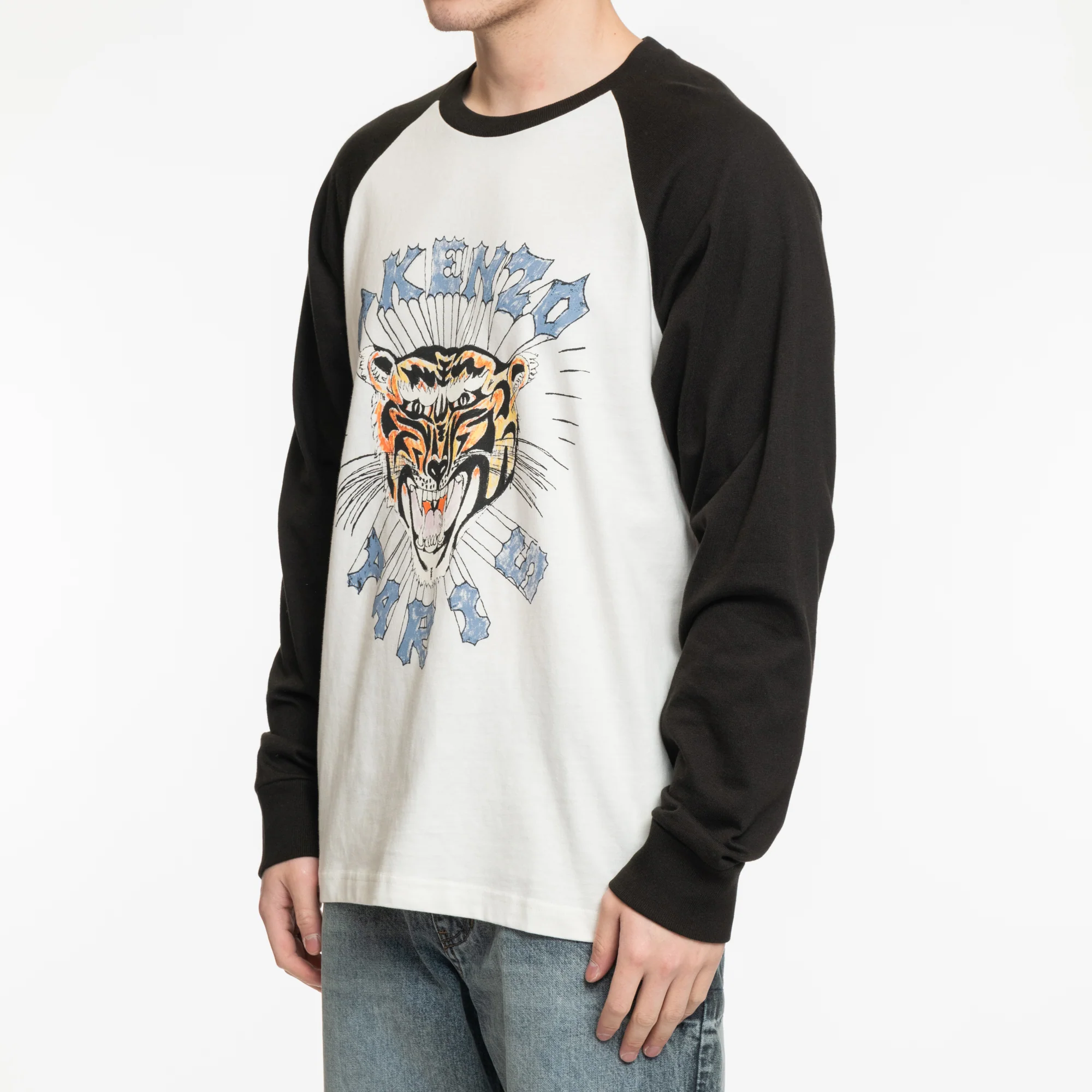 Drawn Varsity Raglan LS Tee - Image 3