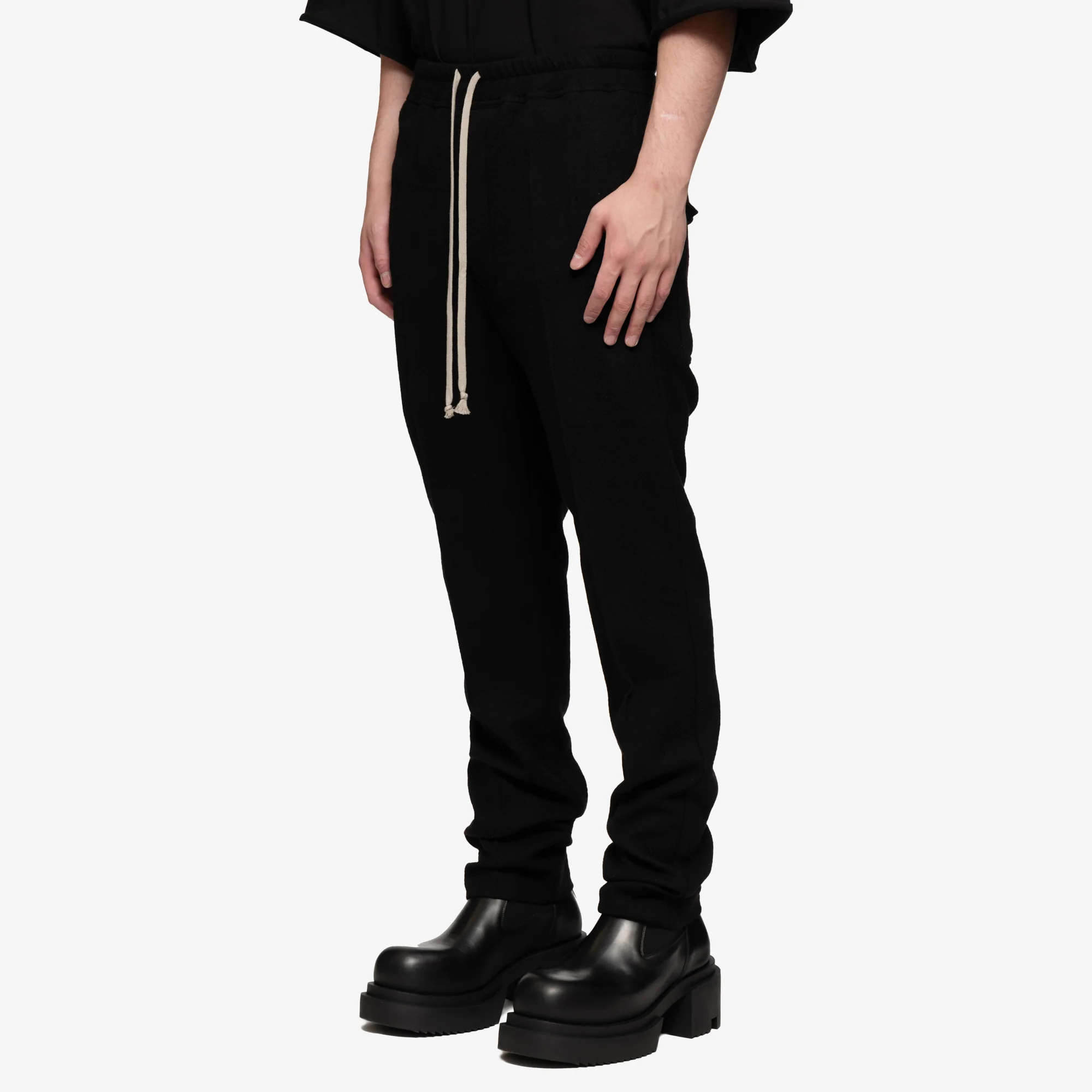 Drawstring Slim Long Pants - Image 3