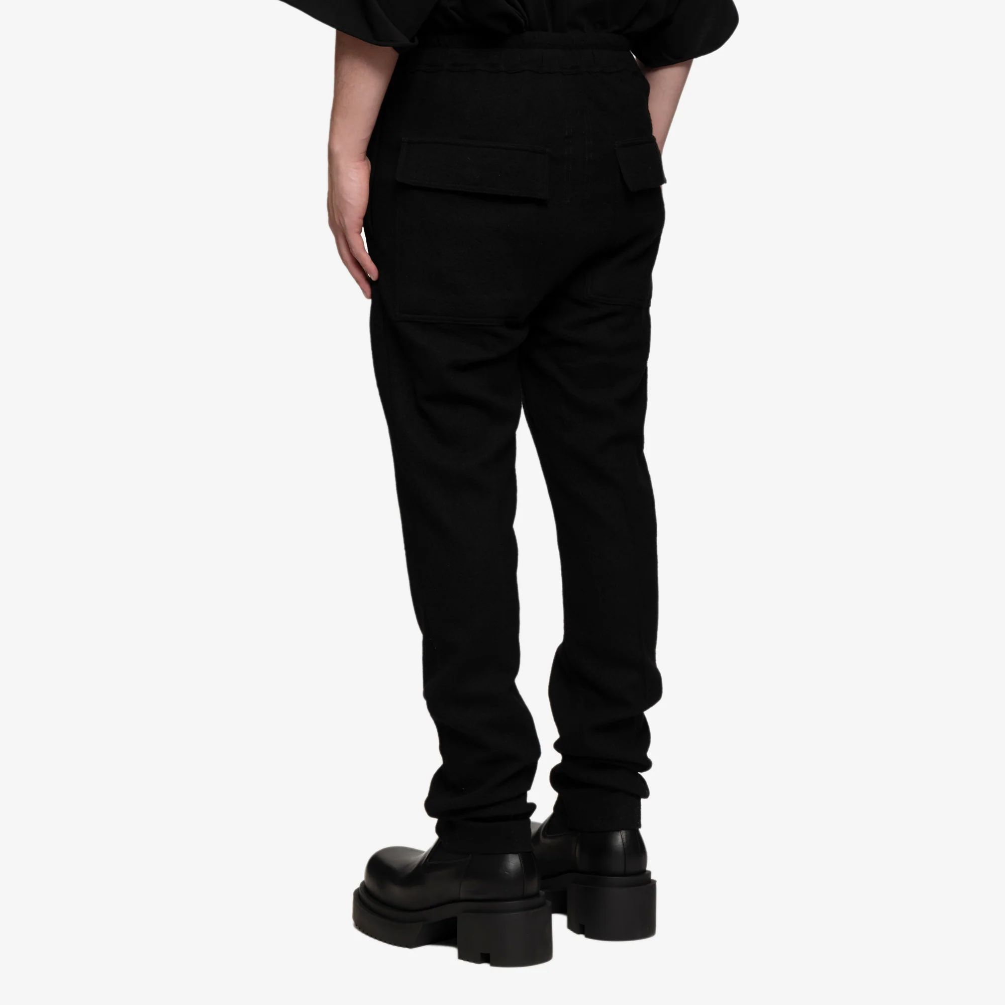 Drawstring Slim Long Pants - Image 4
