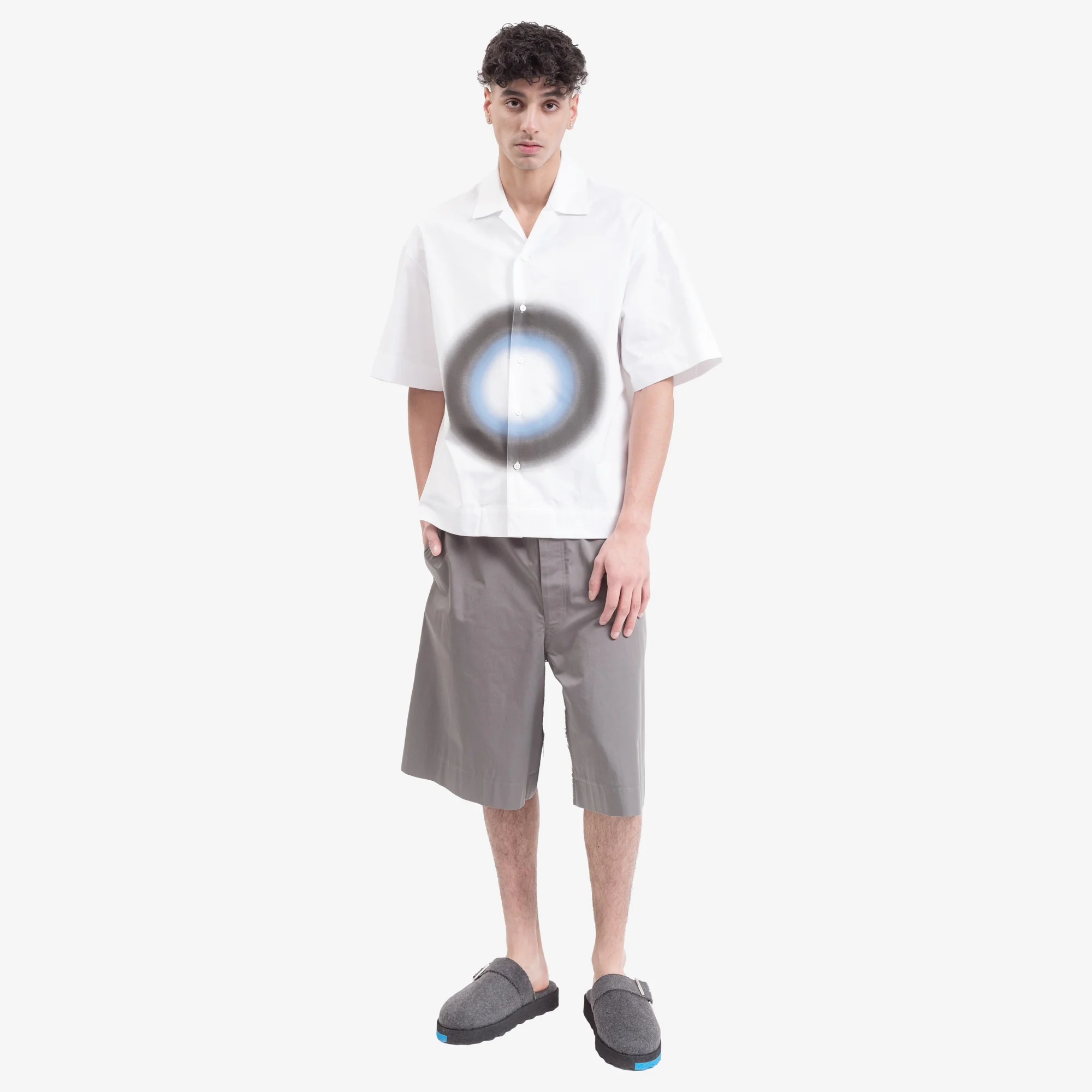 Drawstring Wide Shorts - Image 2