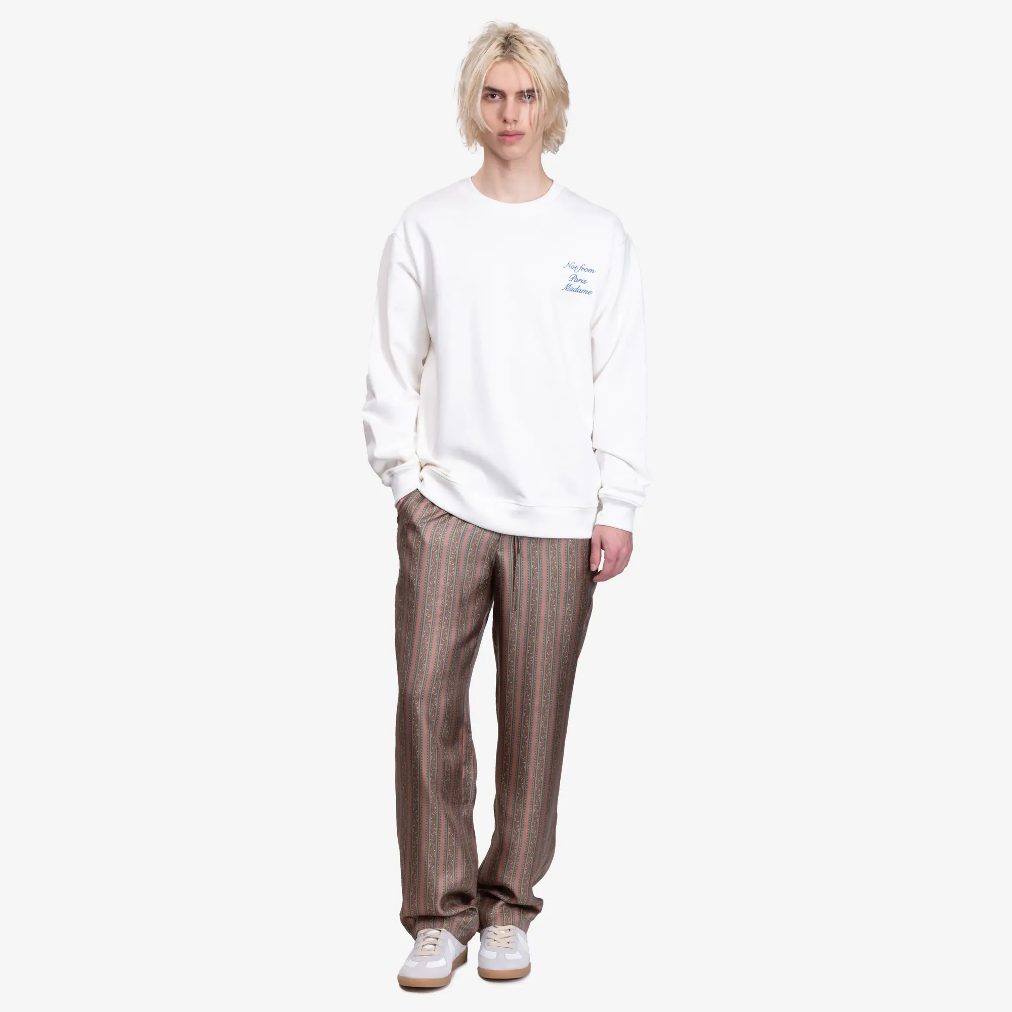 Le Pantalon Rayure Fleuries - Image 2
