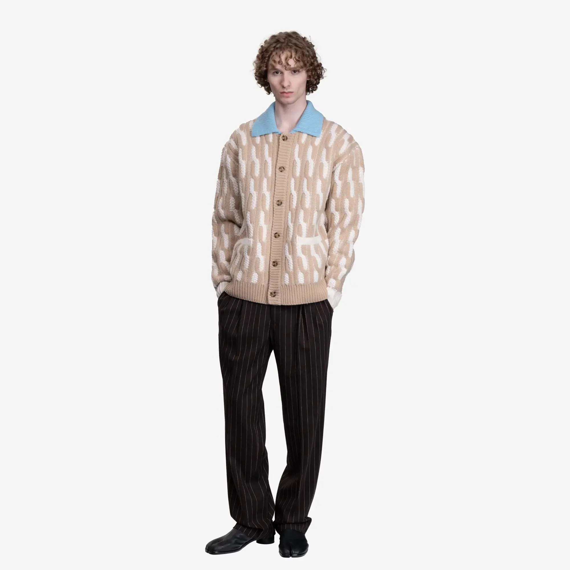 Le Cardigan Torsades Bicolore - Image 2
