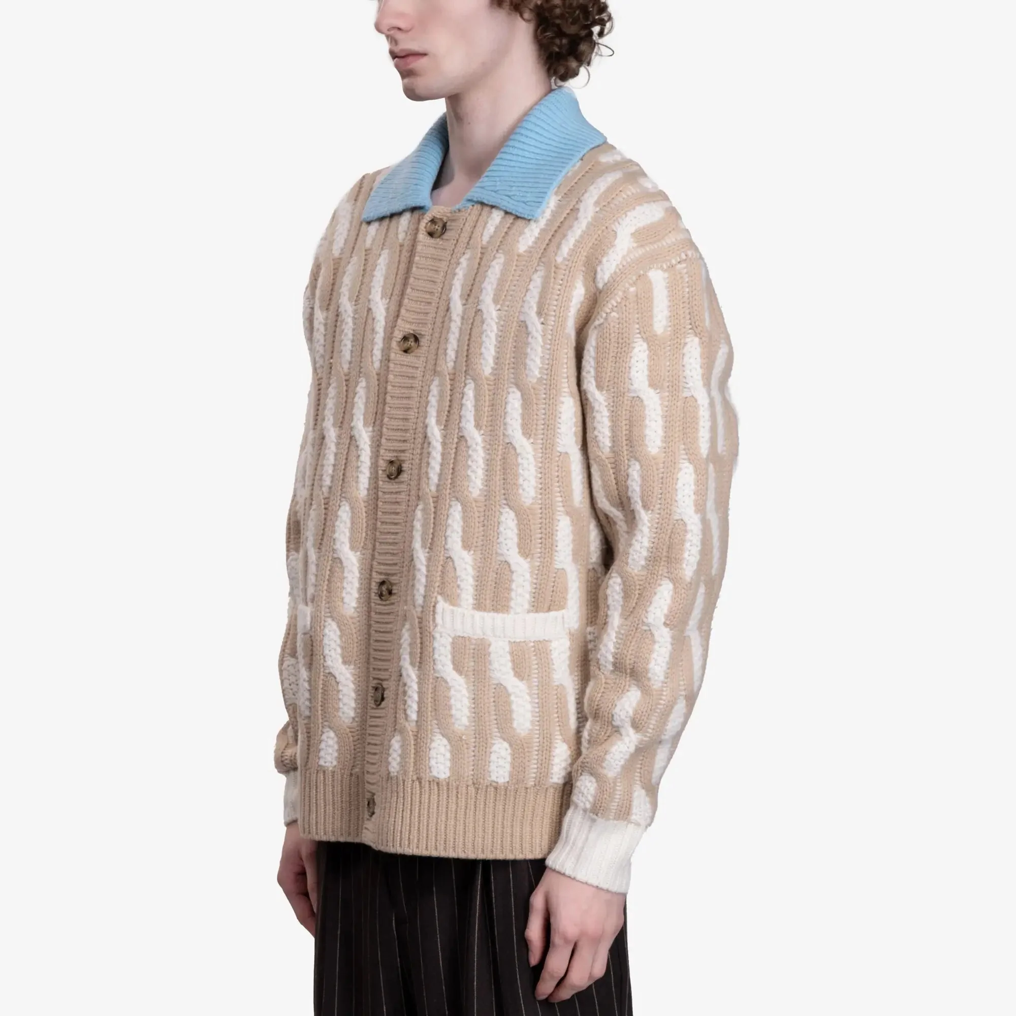 Le Cardigan Torsades Bicolore - Image 3