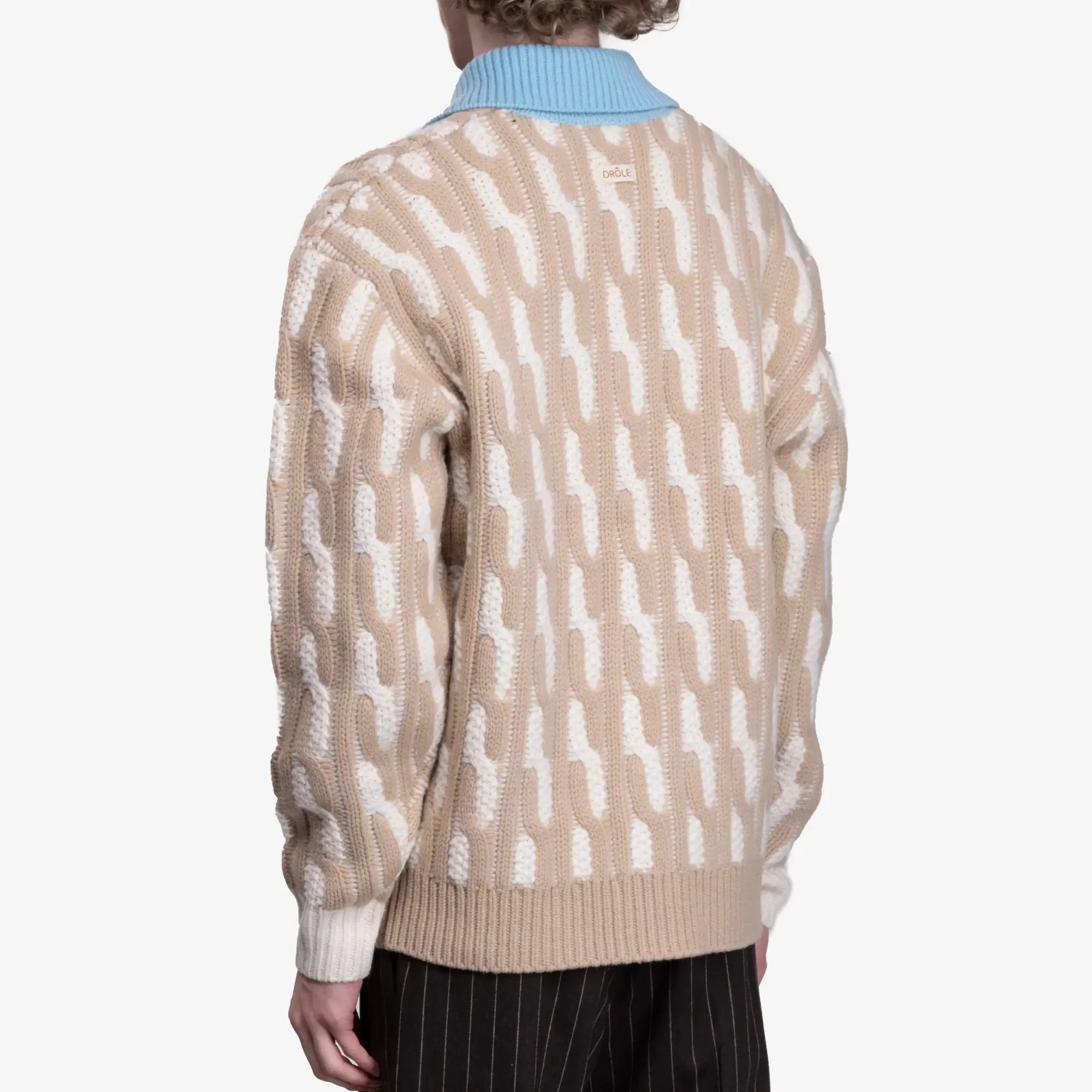 Le Cardigan Torsades Bicolore - Image 4