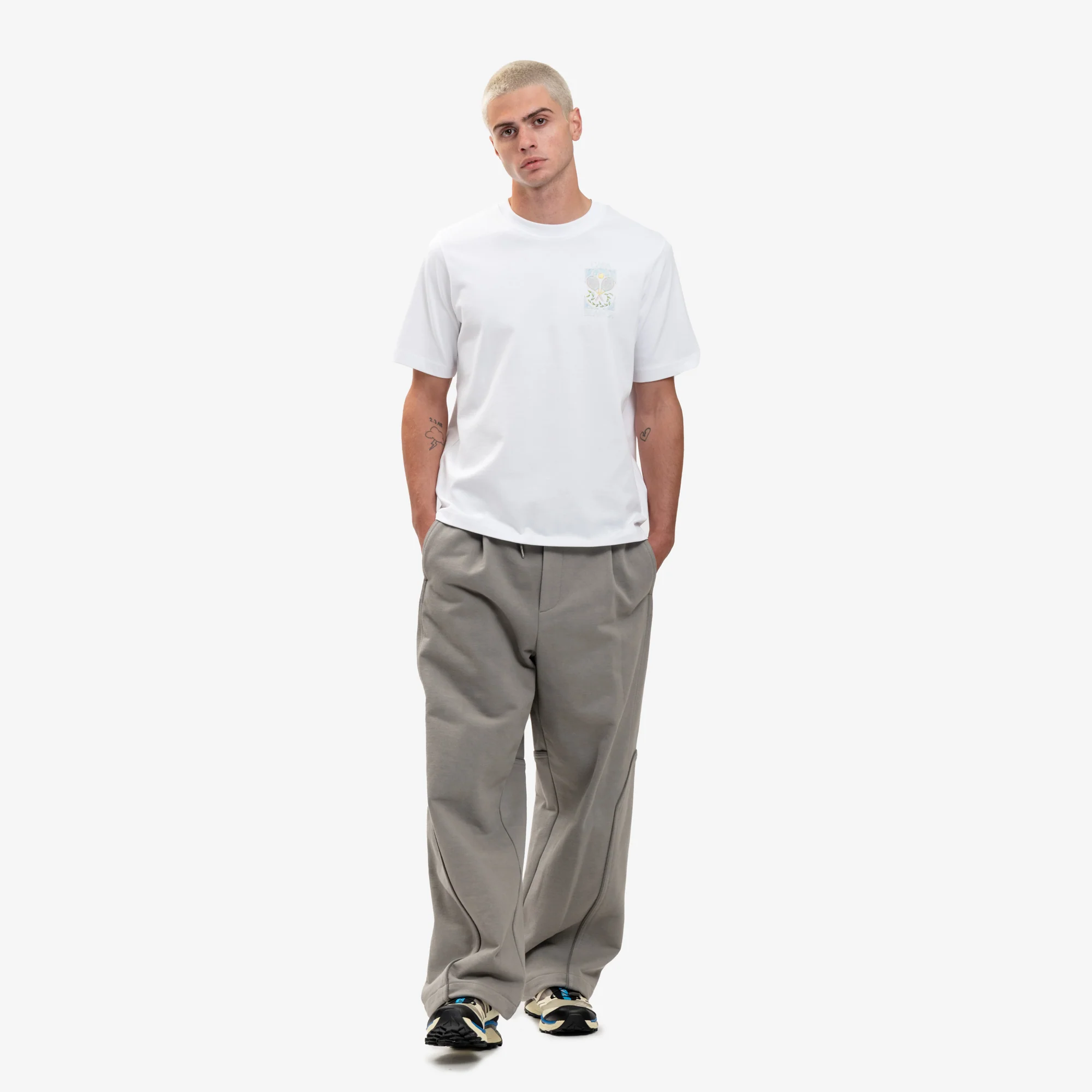 Dyed Wide Jersey Pants - Image 2