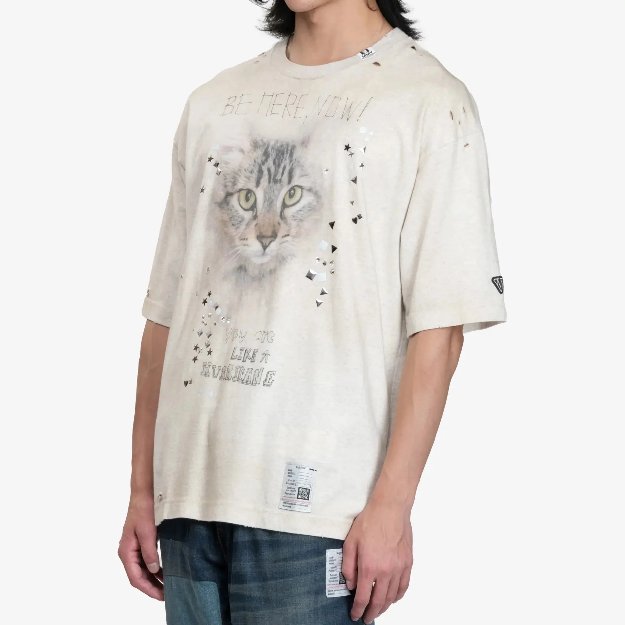 Embellished Distressed T-Shirt - Image 3
