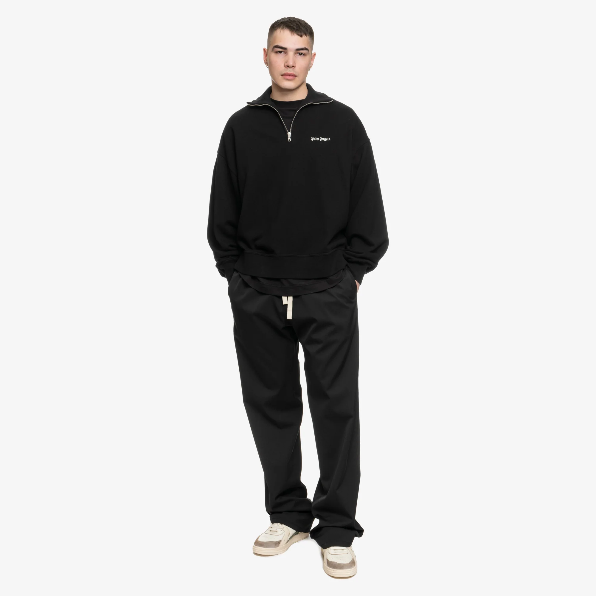 Embroidered Logo High Neck Sweatshirt - Image 2
