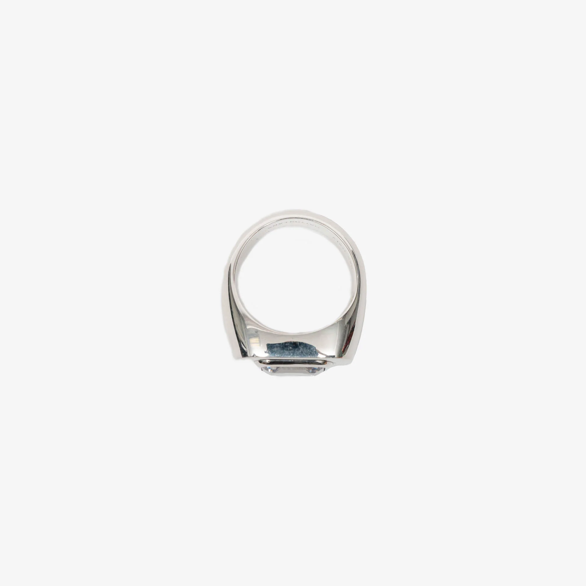 Emerald Cut Signet Ring - Image 3