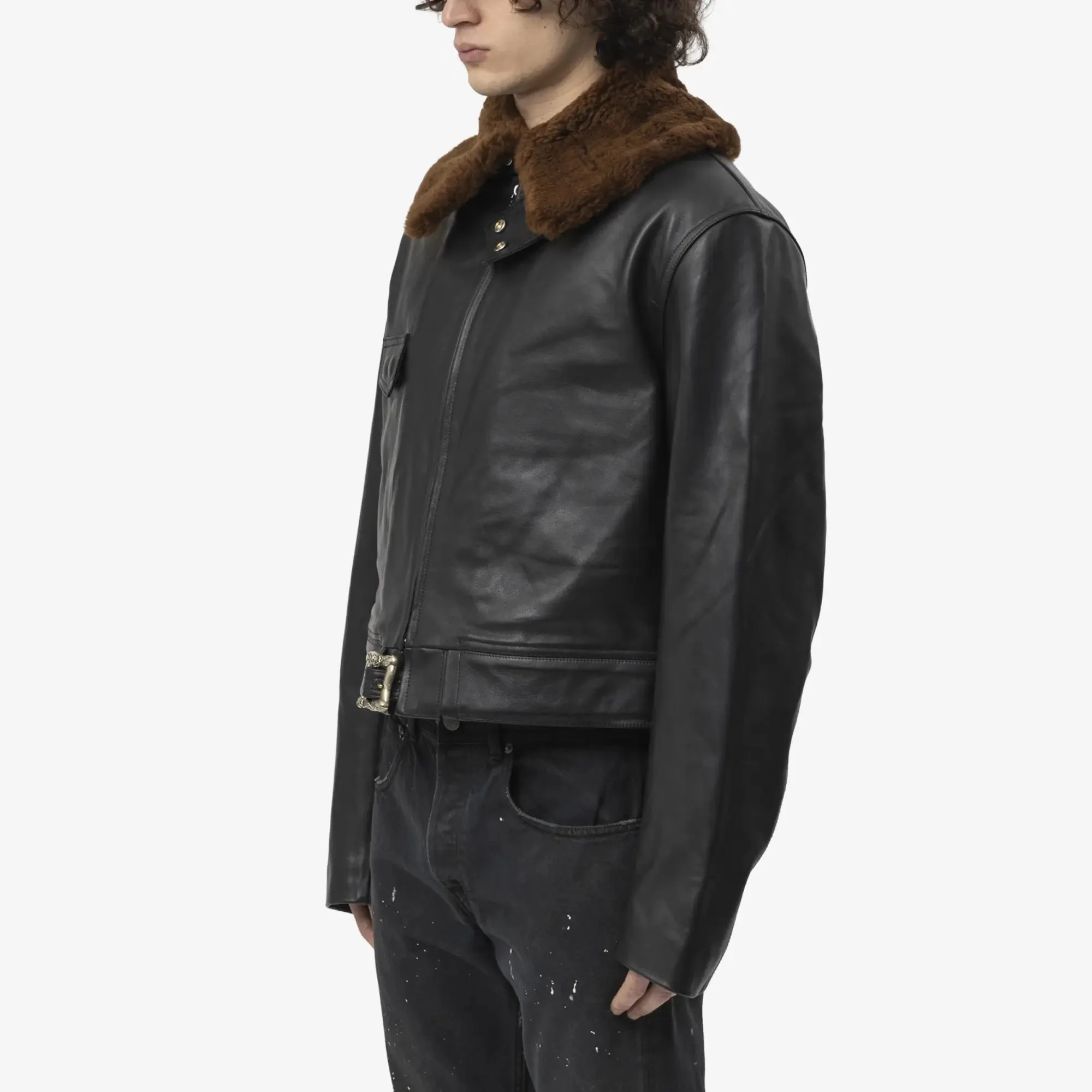 Hot Rod Shearling Collar Jacket - Image 3