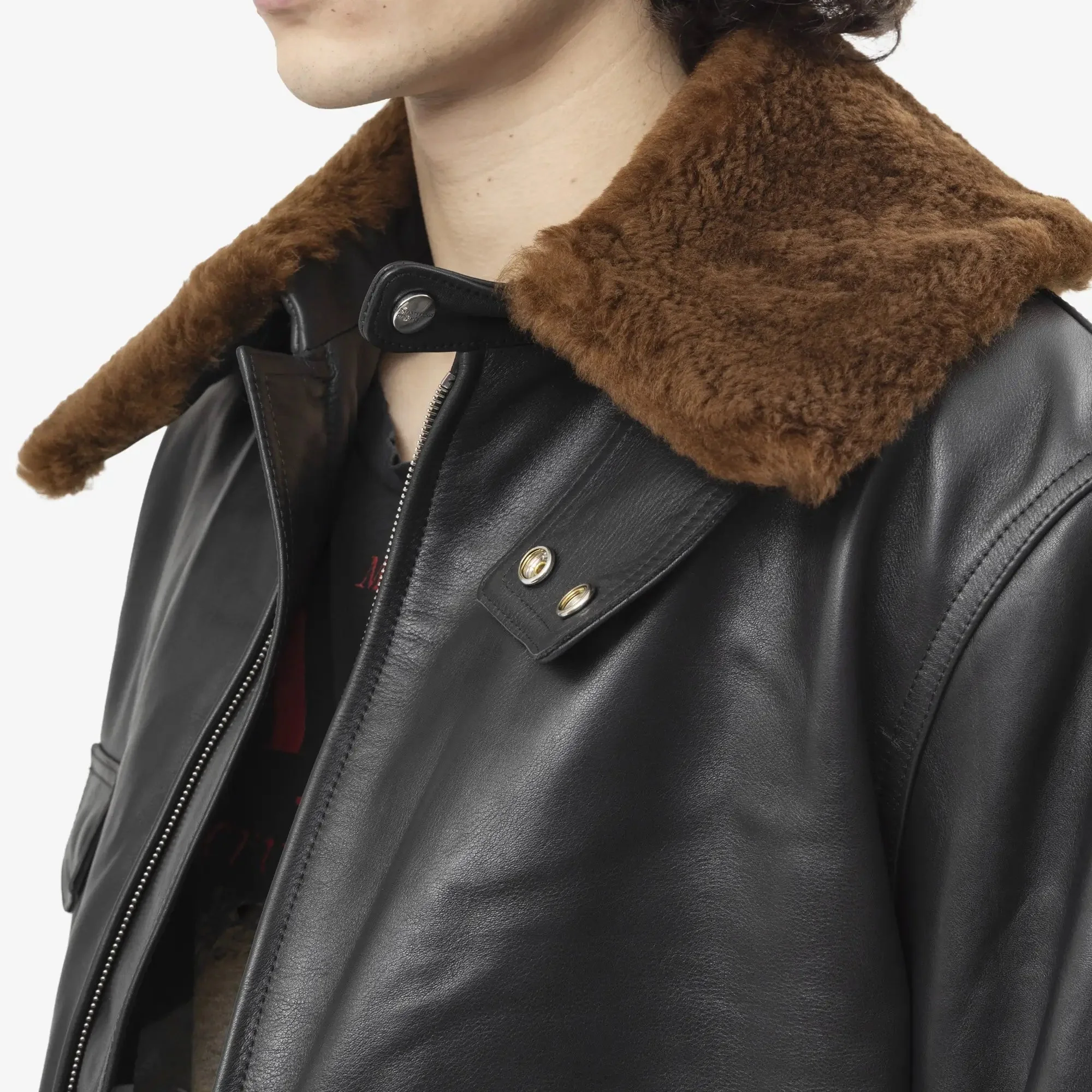 Hot Rod Shearling Collar Jacket - Image 7