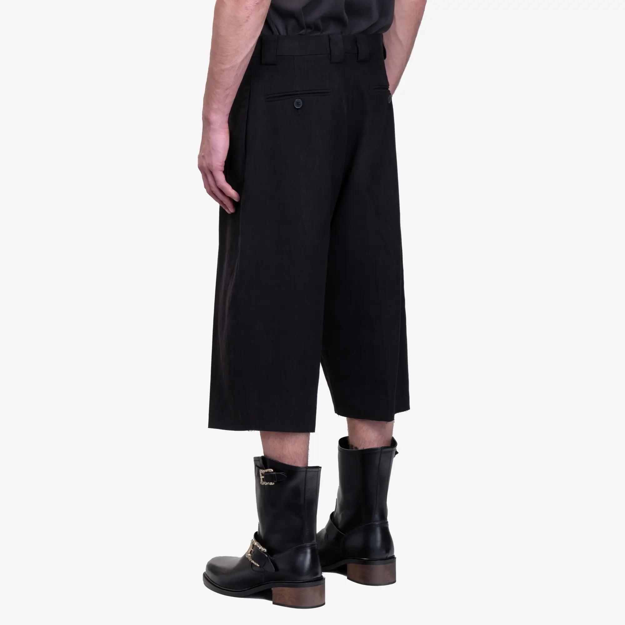 Linen Boiler Room Shorts - Image 4
