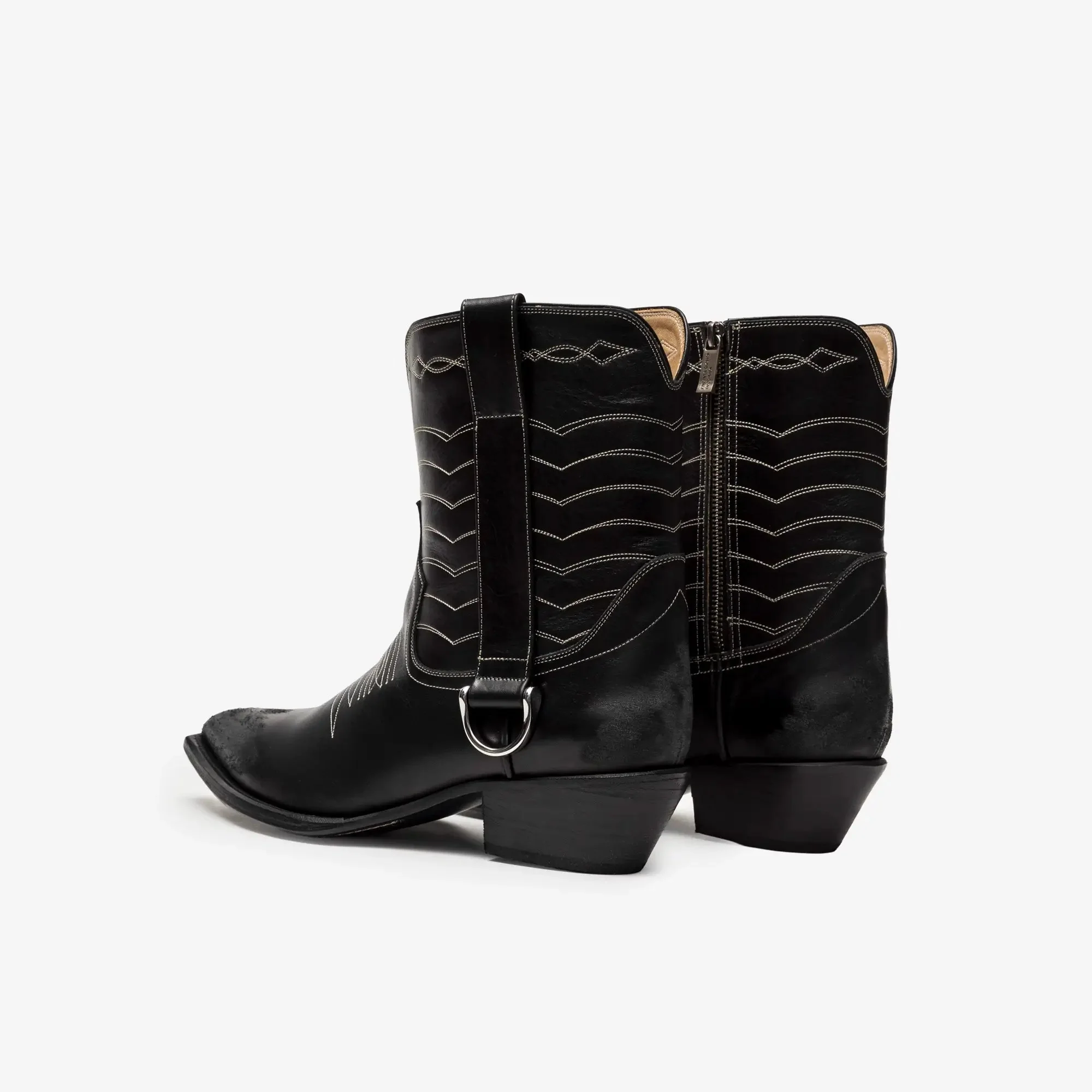 Split Ends Cut Off Cowboy Boots - Image 5