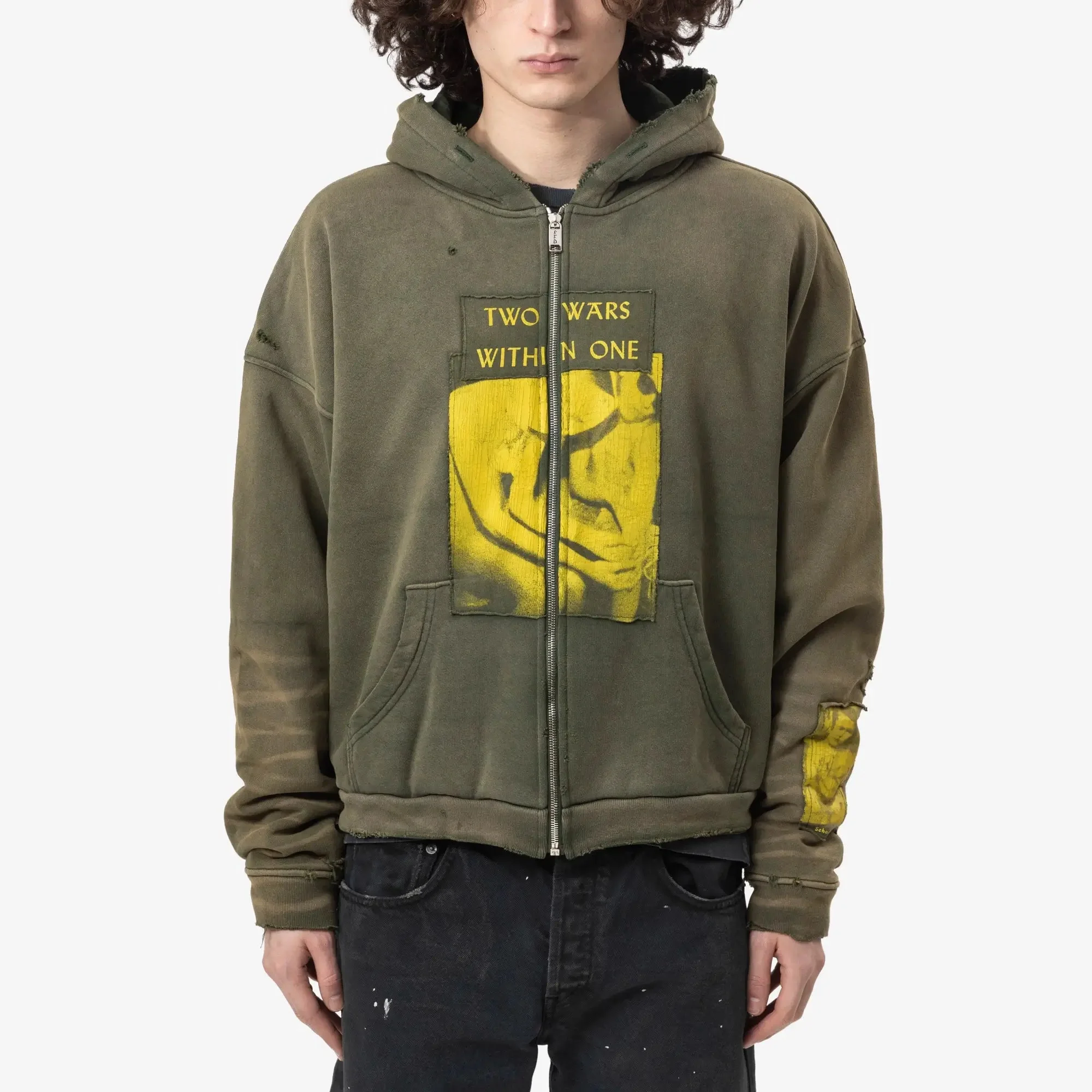 Two Wars Within One Assemblage Zip Hoody
