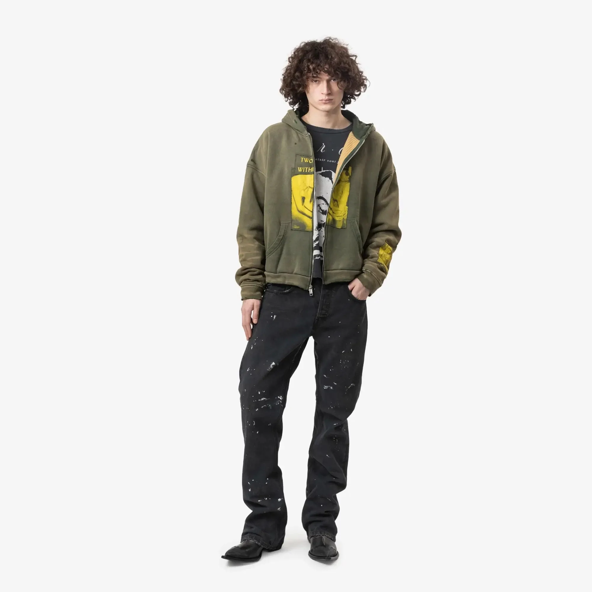 Two Wars Within One Assemblage Zip Hoody - Image 2