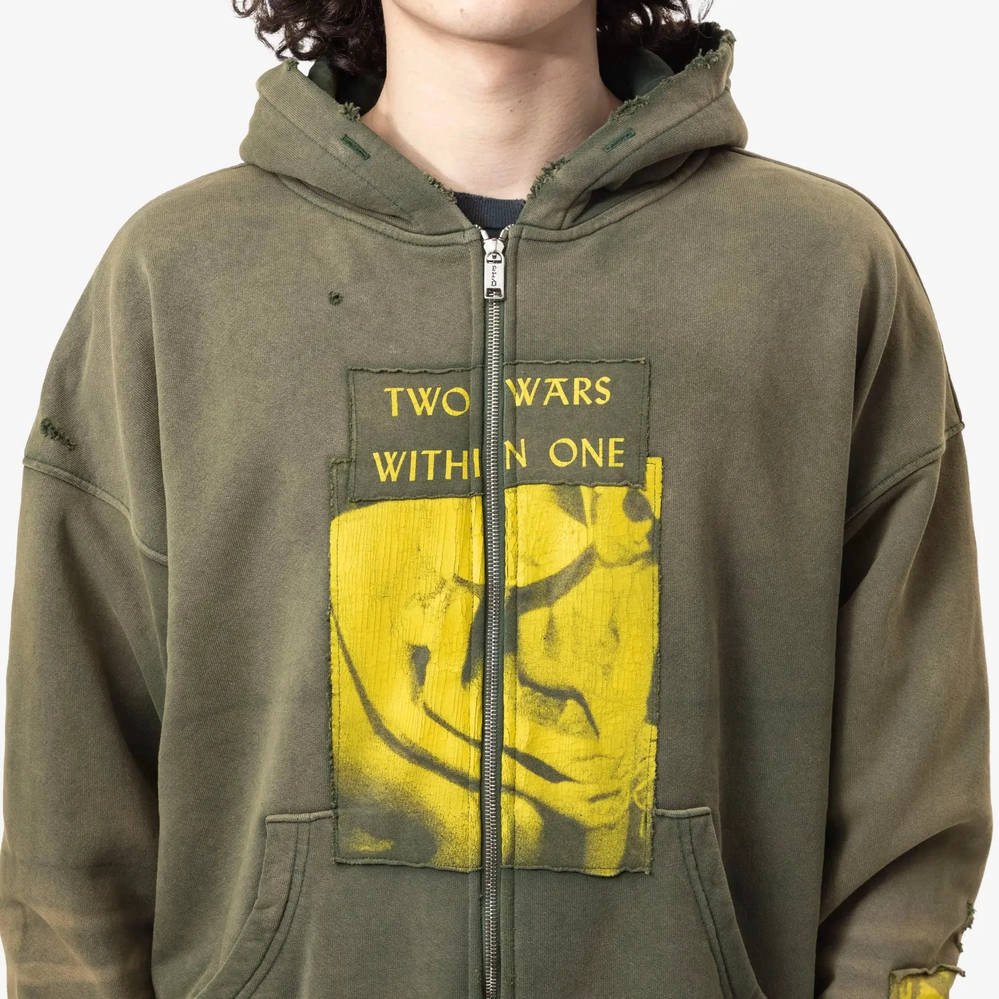 Two Wars Within One Assemblage Zip Hoody - Image 5