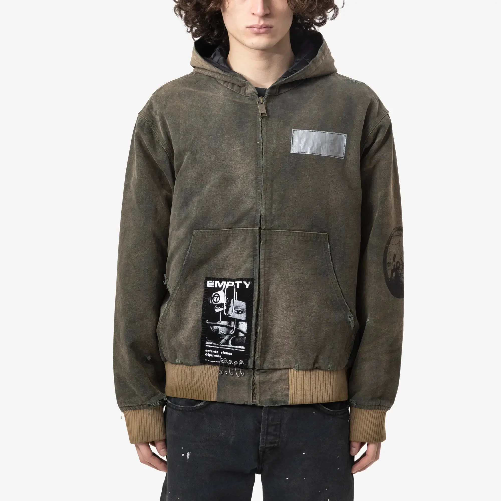 War Started Hooded Work Jacket