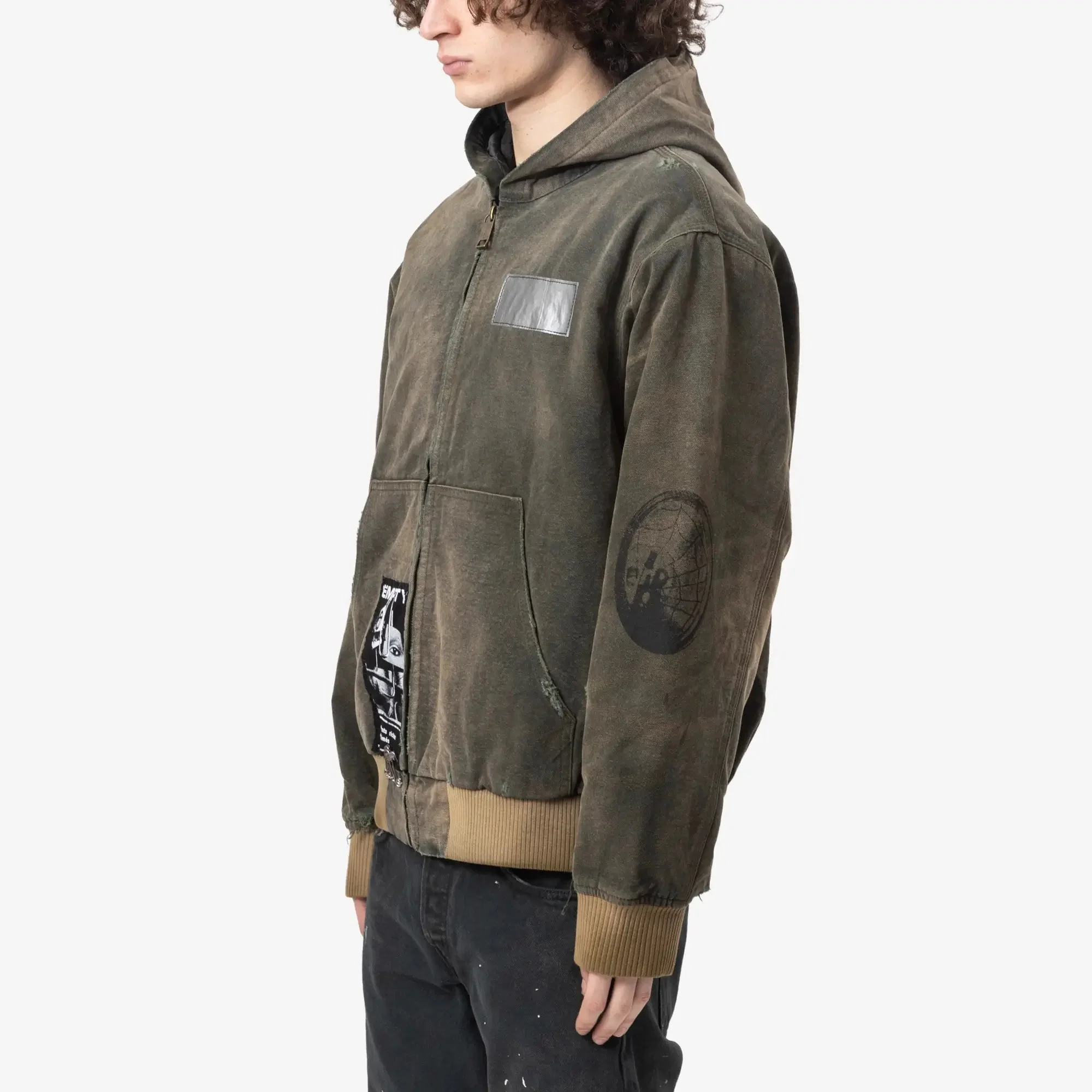 War Started Hooded Work Jacket - Image 3