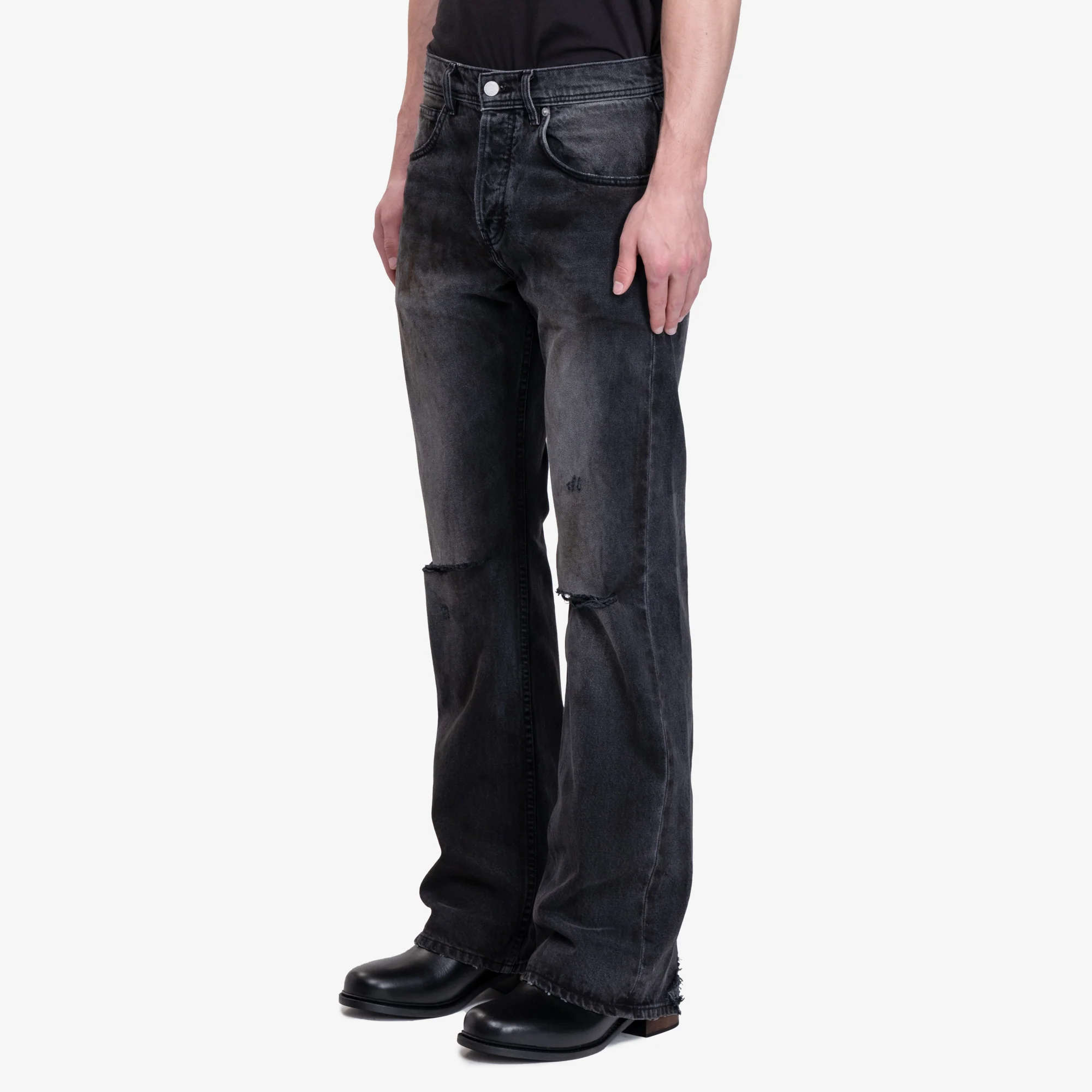 Wider Flare Leg Jeans - Image 3