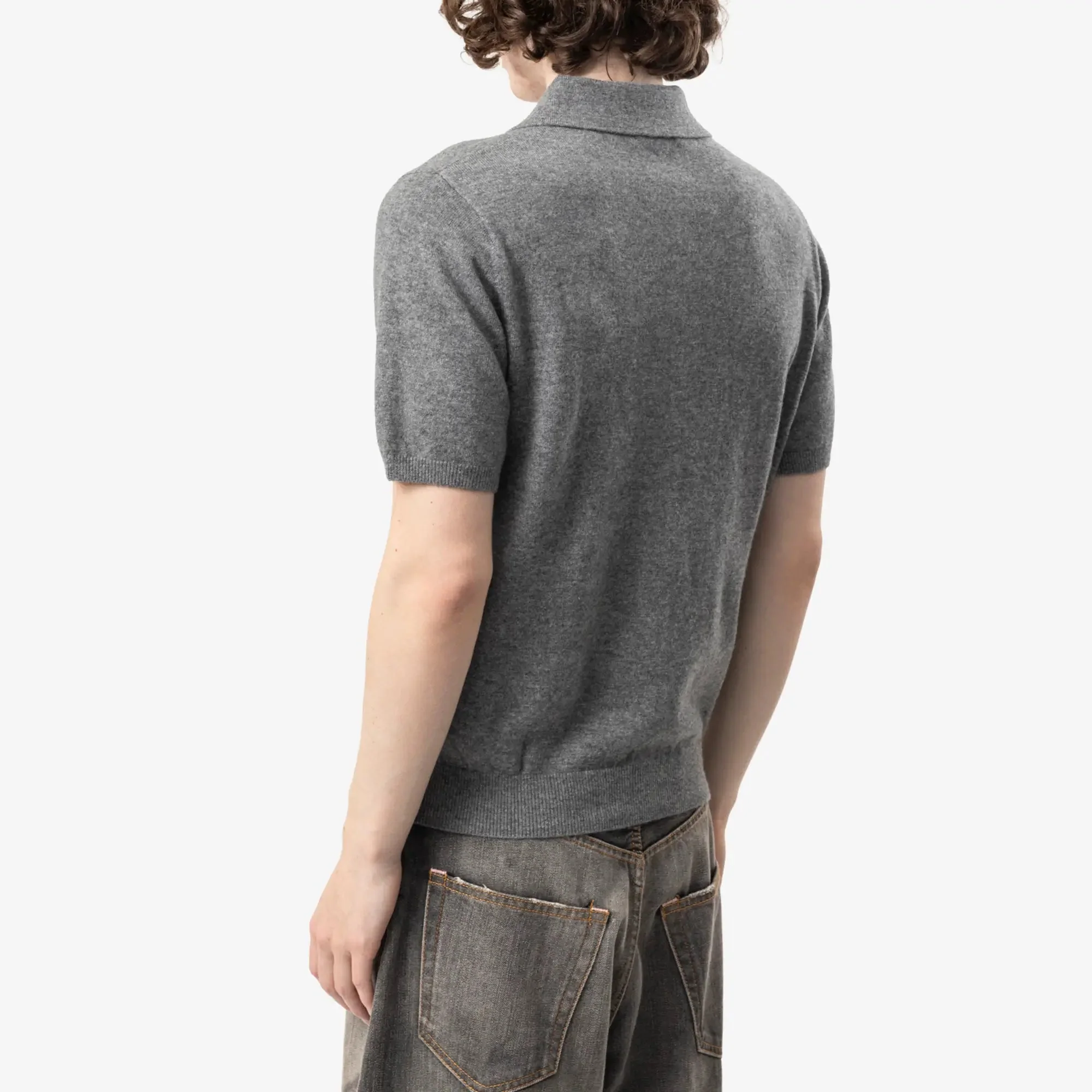 Short Sleeve Knit Polo - Image 4