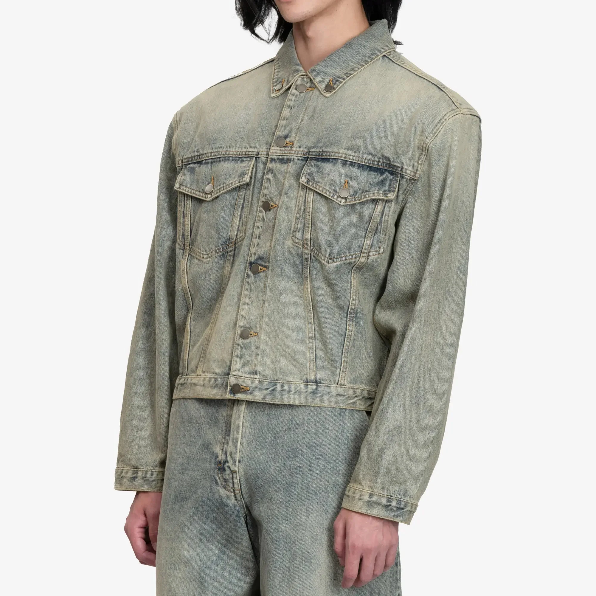Shrunken Denim Jacket - Image 3