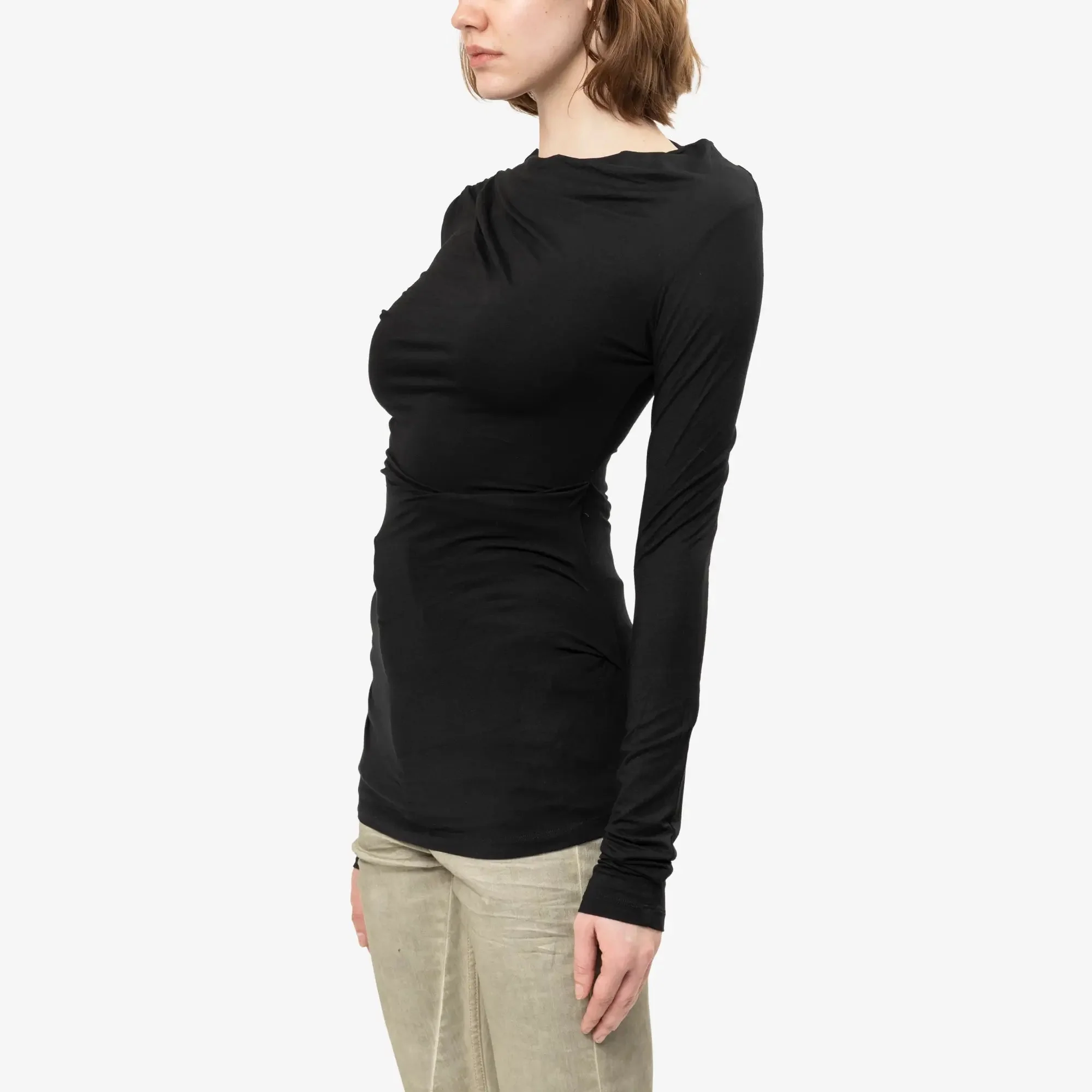 Womens Drape Blouse - Image 3