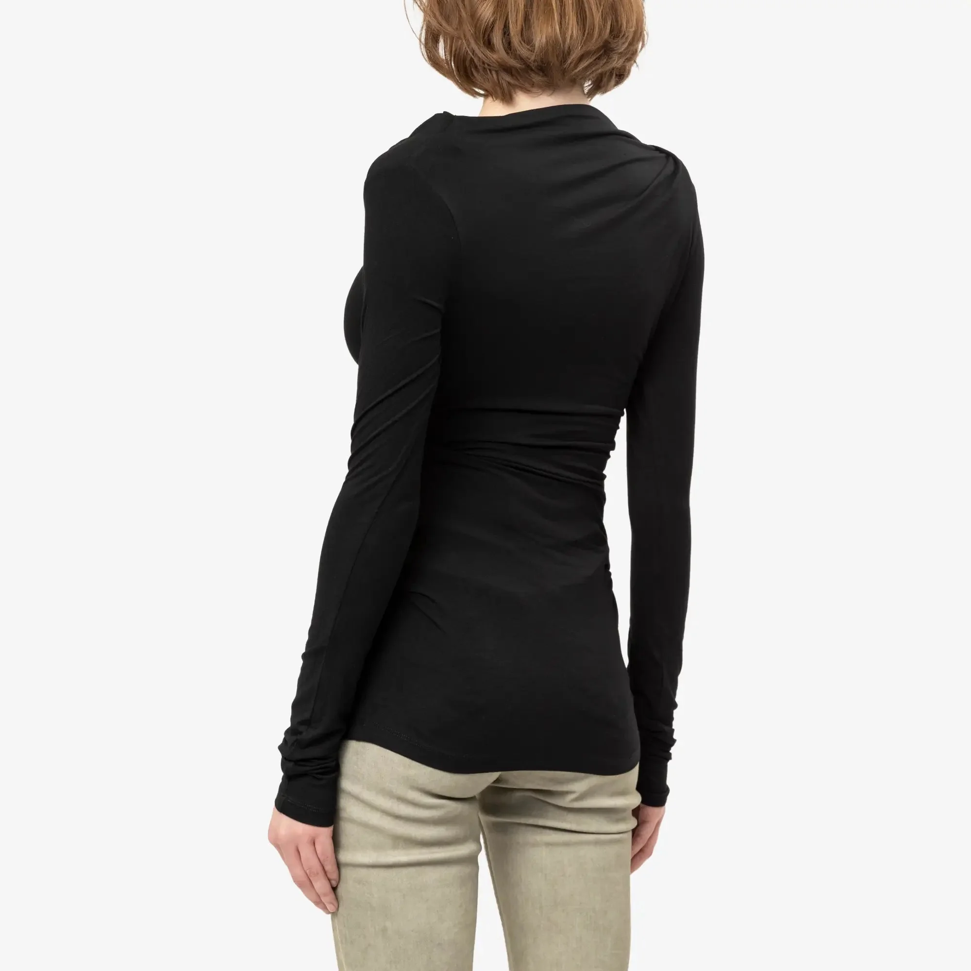 Womens Drape Blouse - Image 4