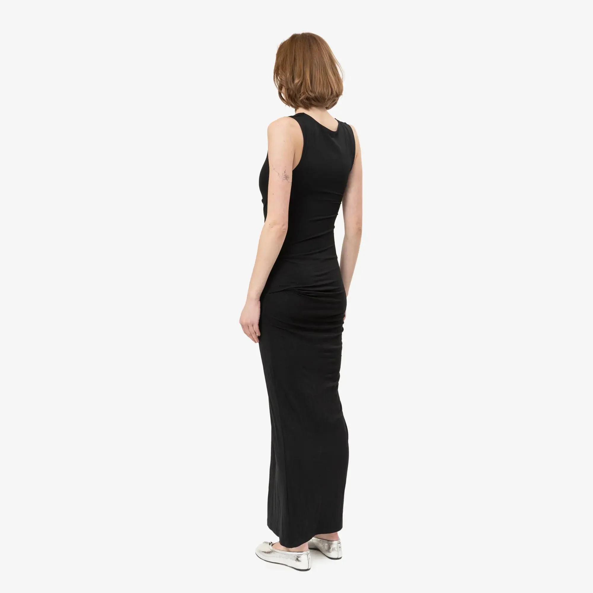 Womens Drape Dress - Image 4