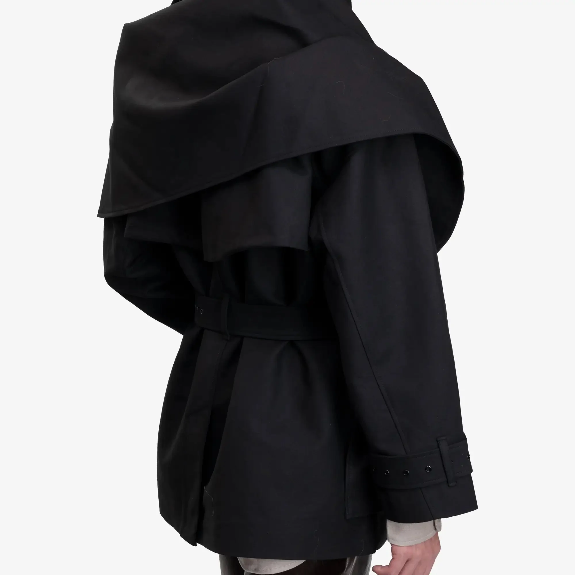 Unisex Mini Scarf Coat - Image 6