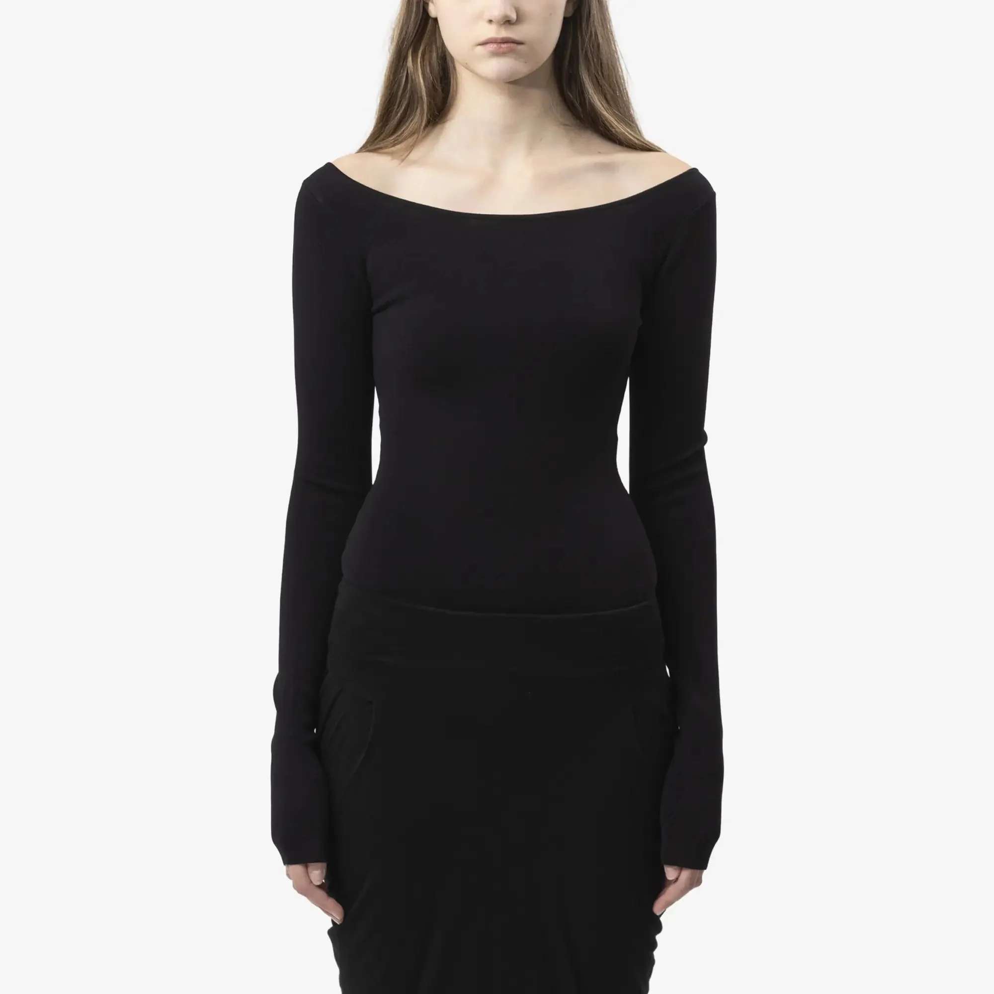 Womens Scoop Neck Bodysuit - Image 3