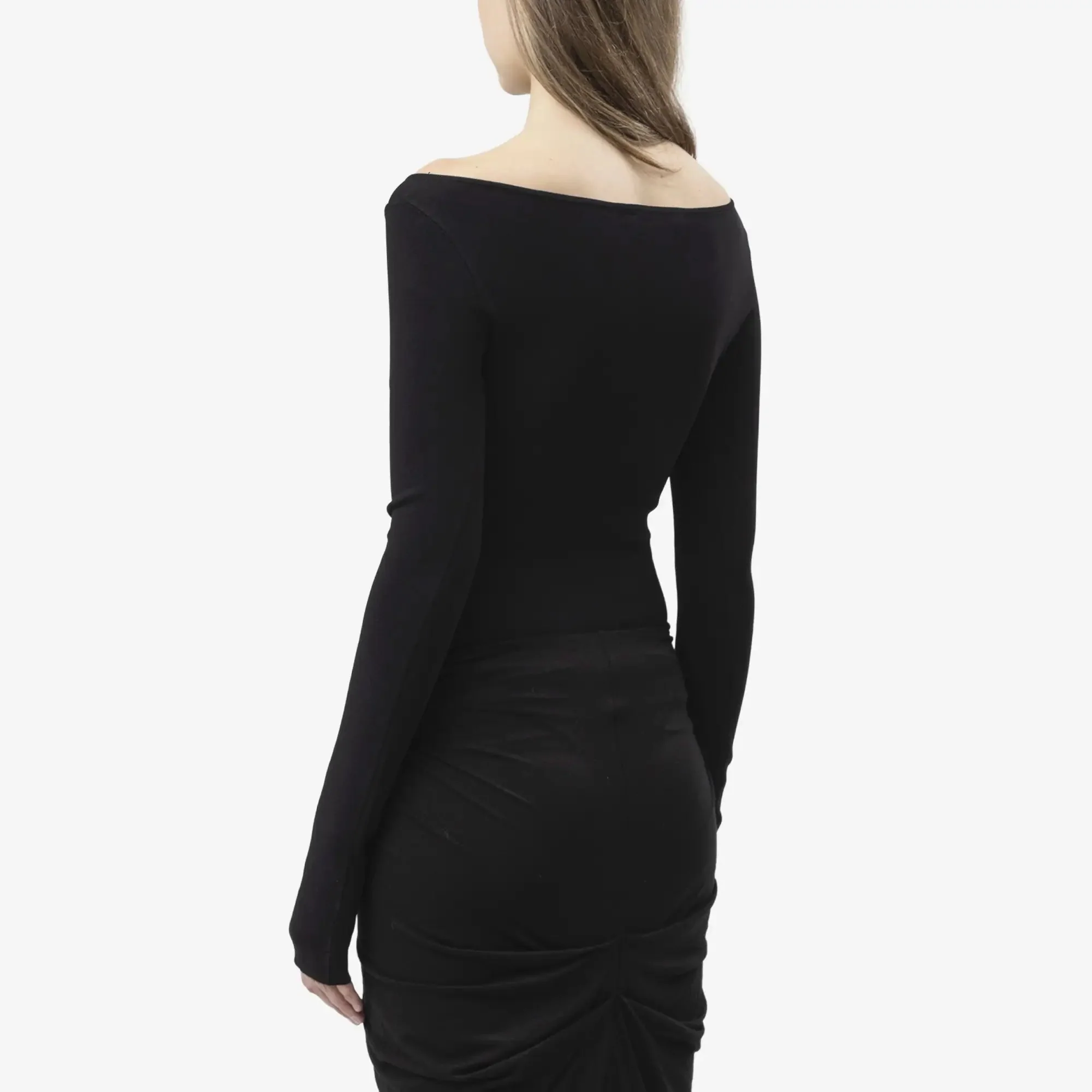 Womens Scoop Neck Bodysuit - Image 5
