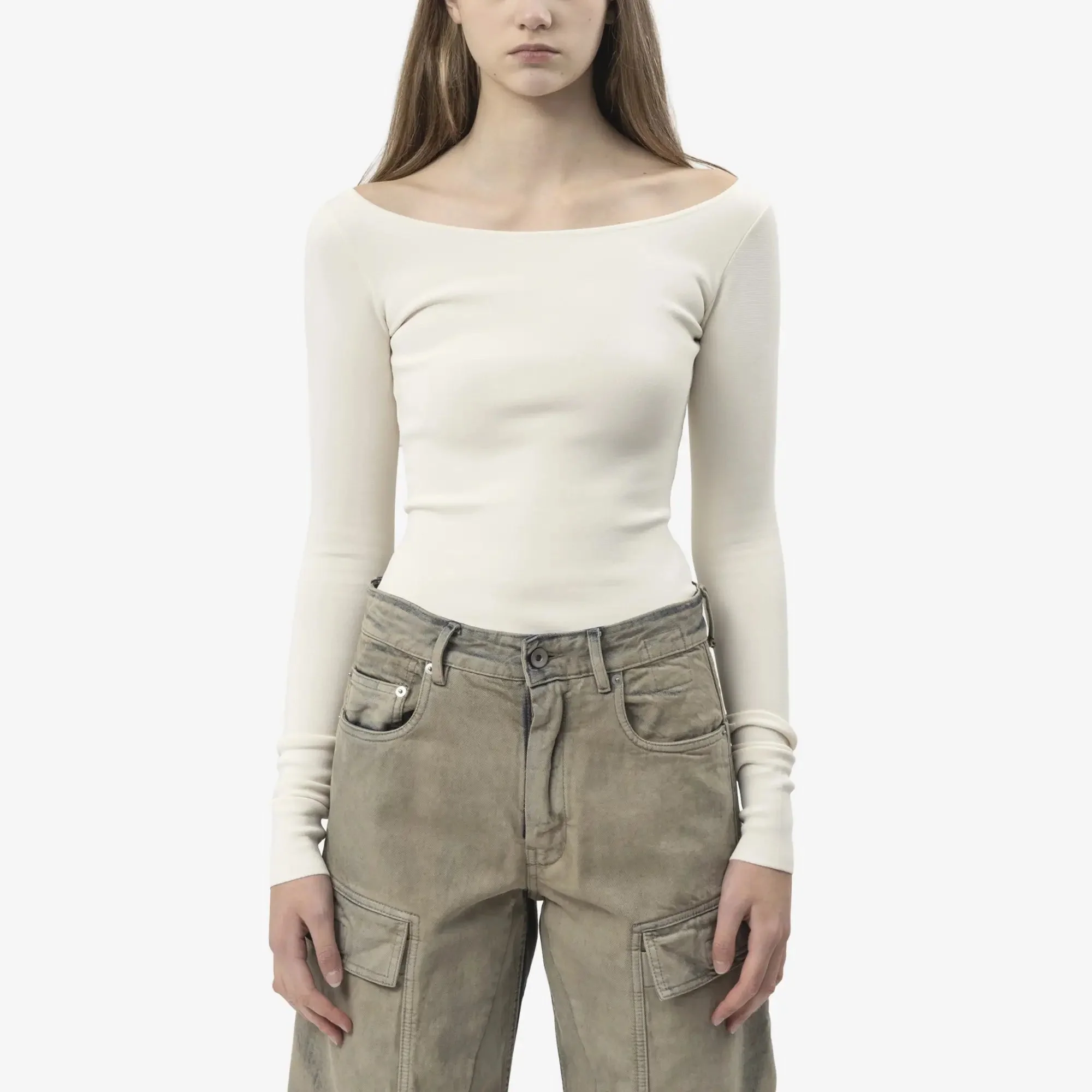 Womens Scoop Neck Bodysuit - Image 3