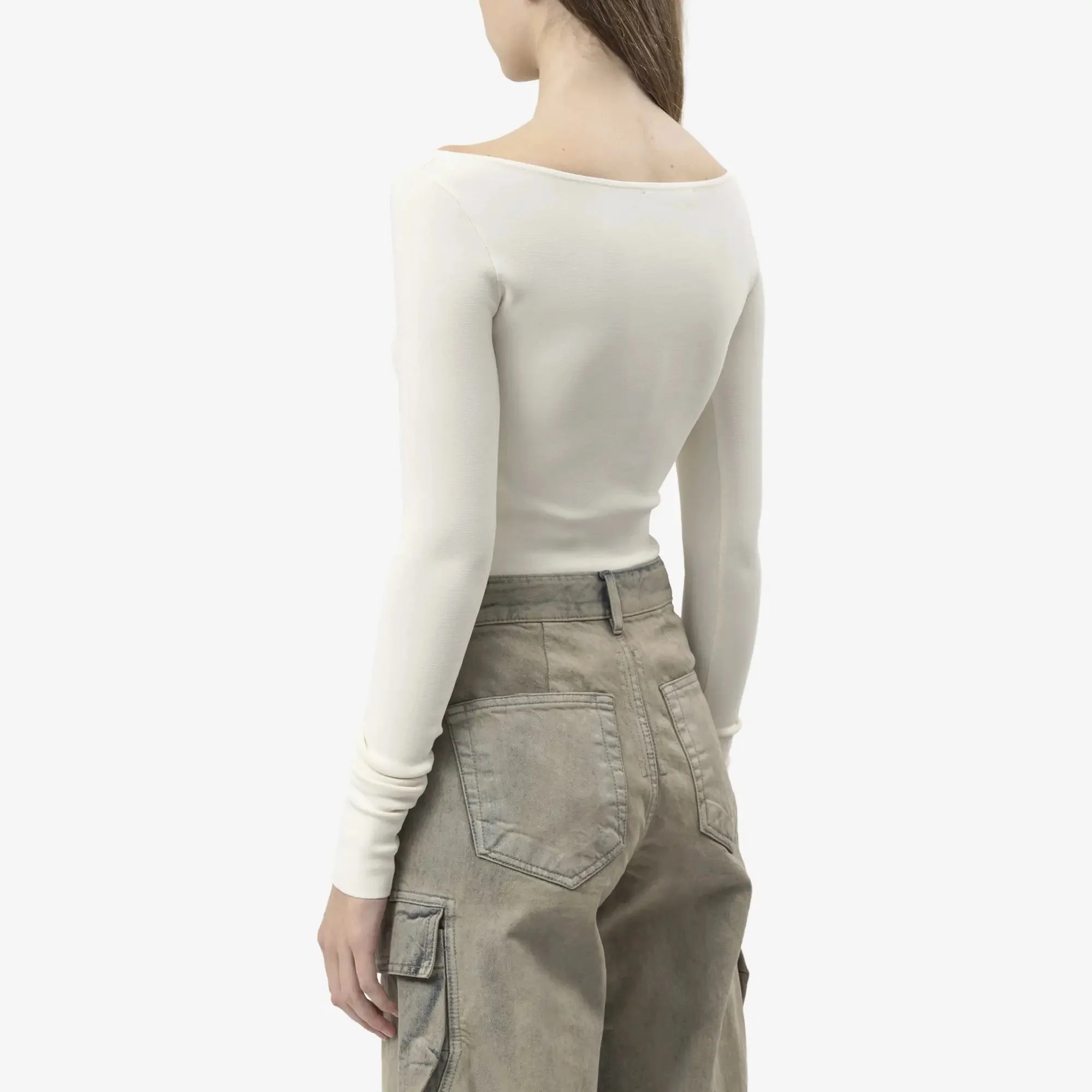 Womens Scoop Neck Bodysuit - Image 5