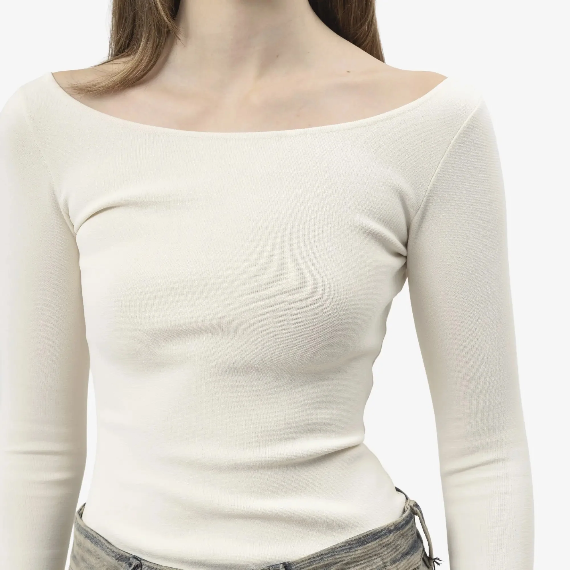 Womens Scoop Neck Bodysuit - Image 6
