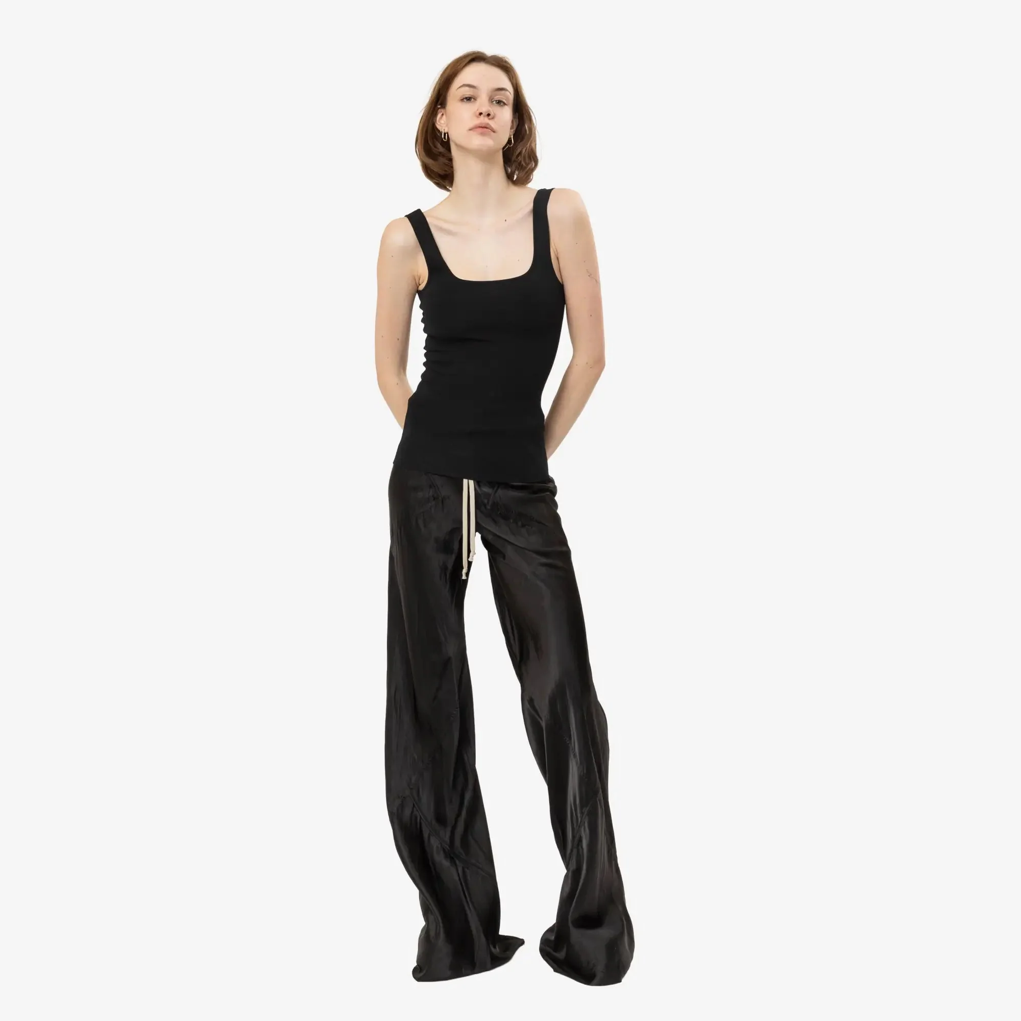 Womens Squared Neck Blouse - Image 2