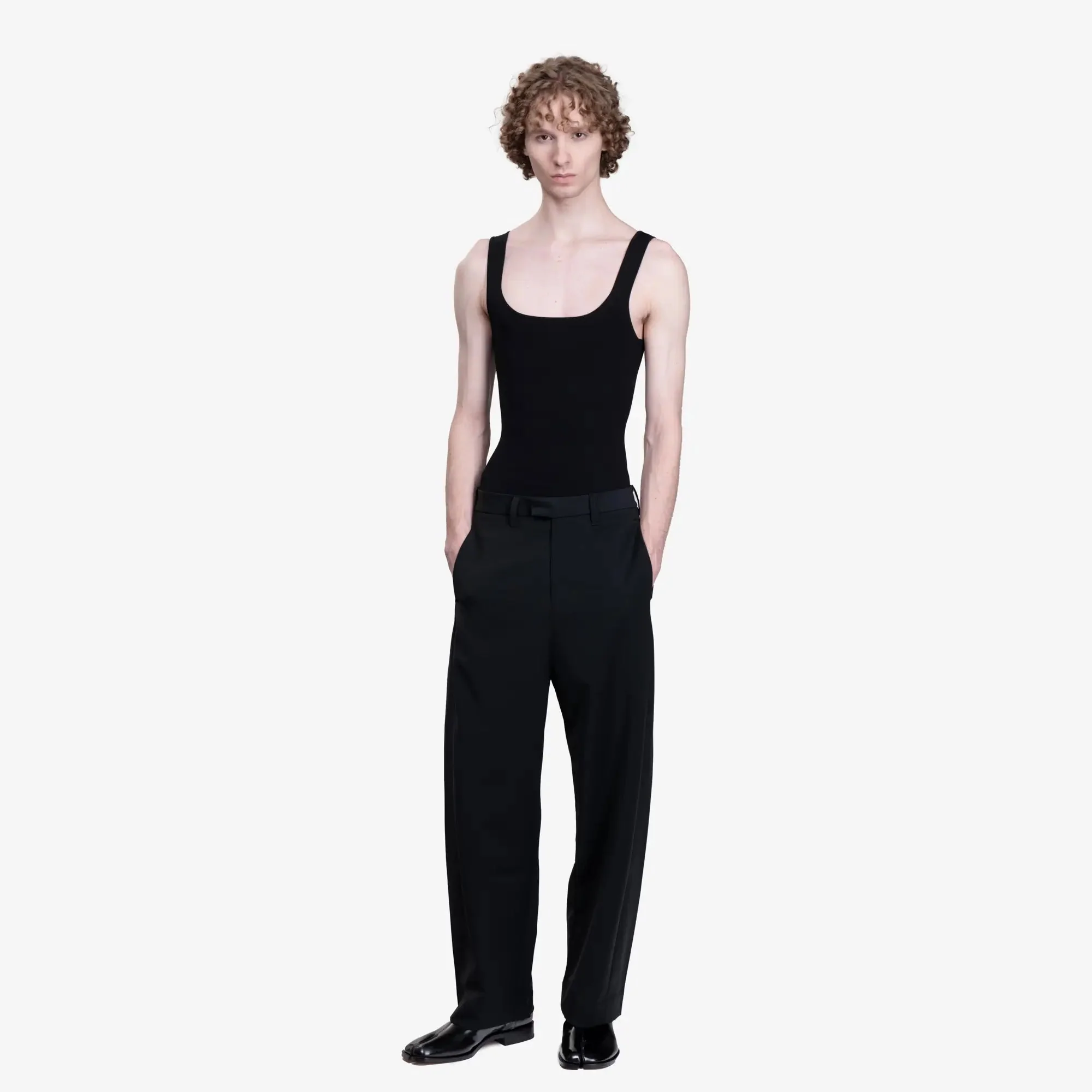 Womens Squared Neck Blouse - Image 5