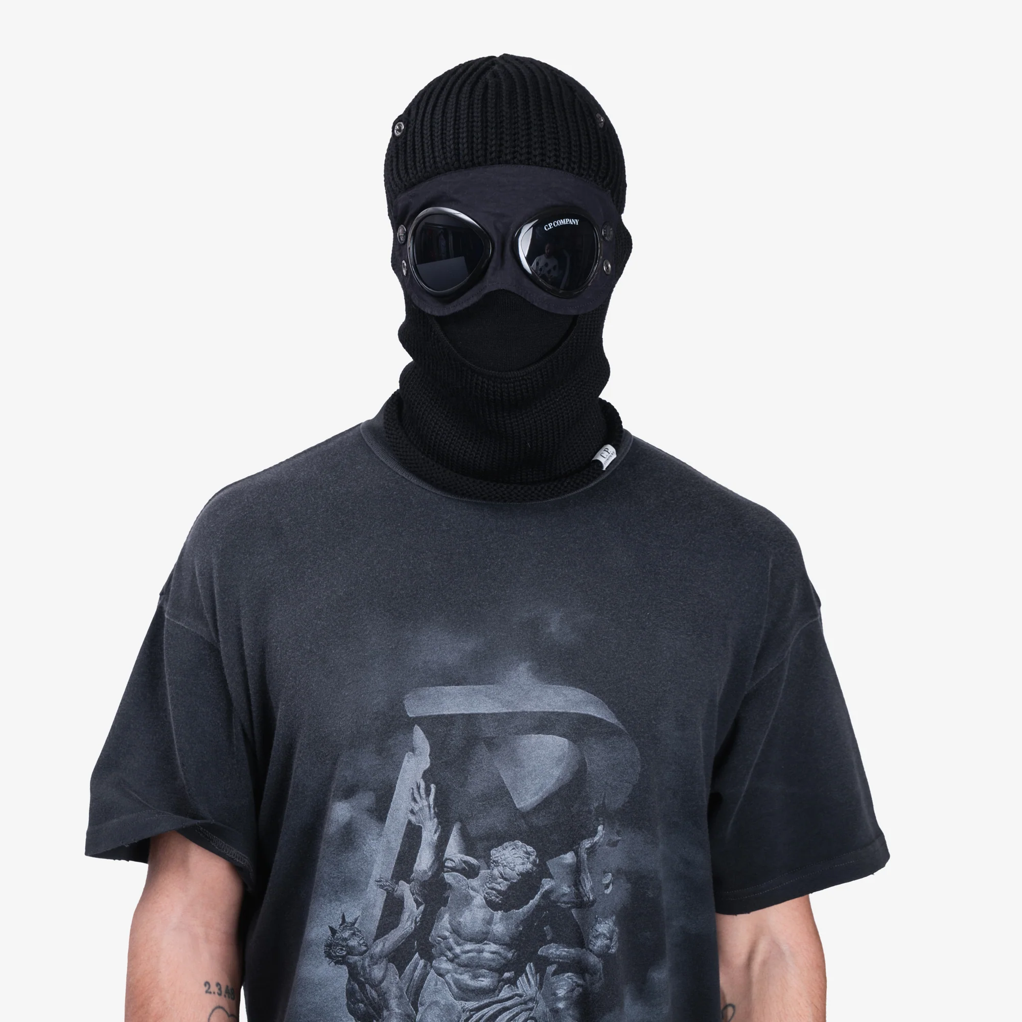 Extra Fine Wool Goggle Balaclava - Image 5