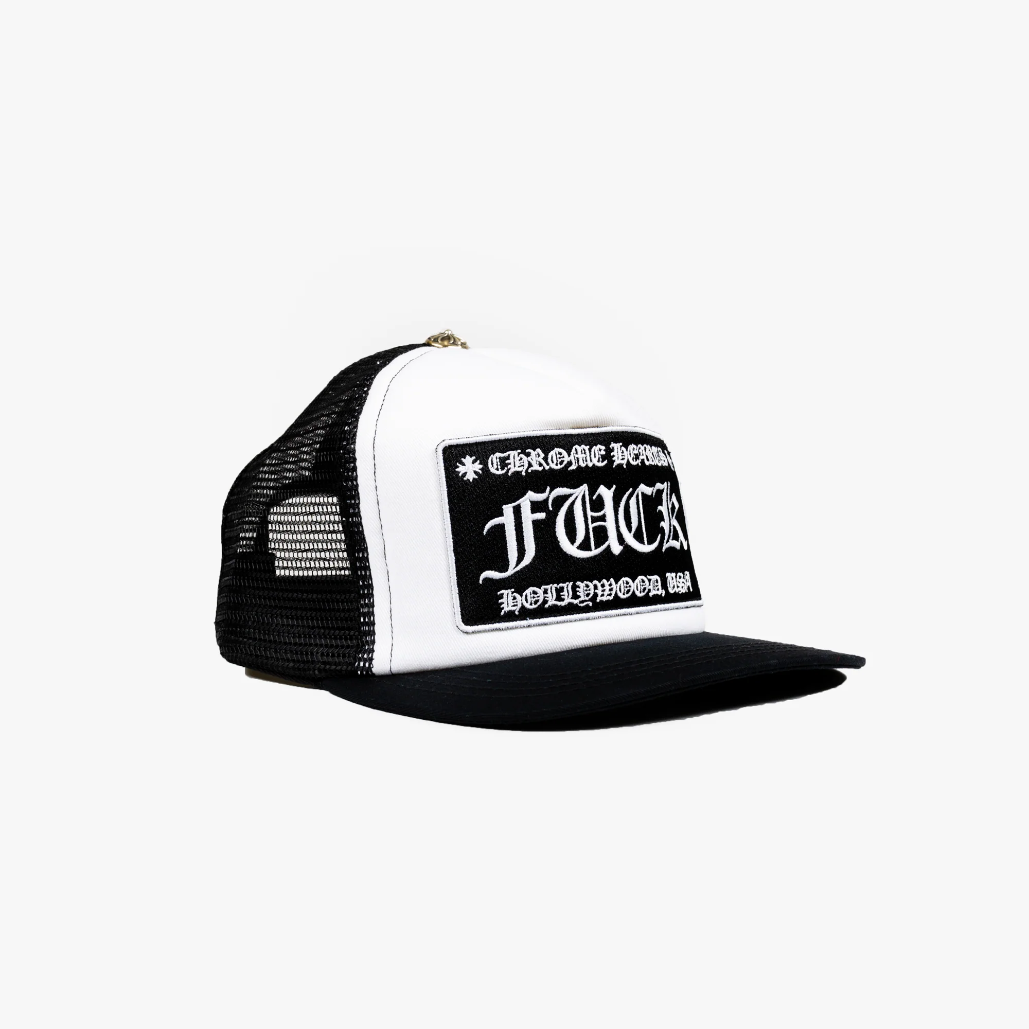 F#CK Patch White/Black Trucker Cap - Image 2
