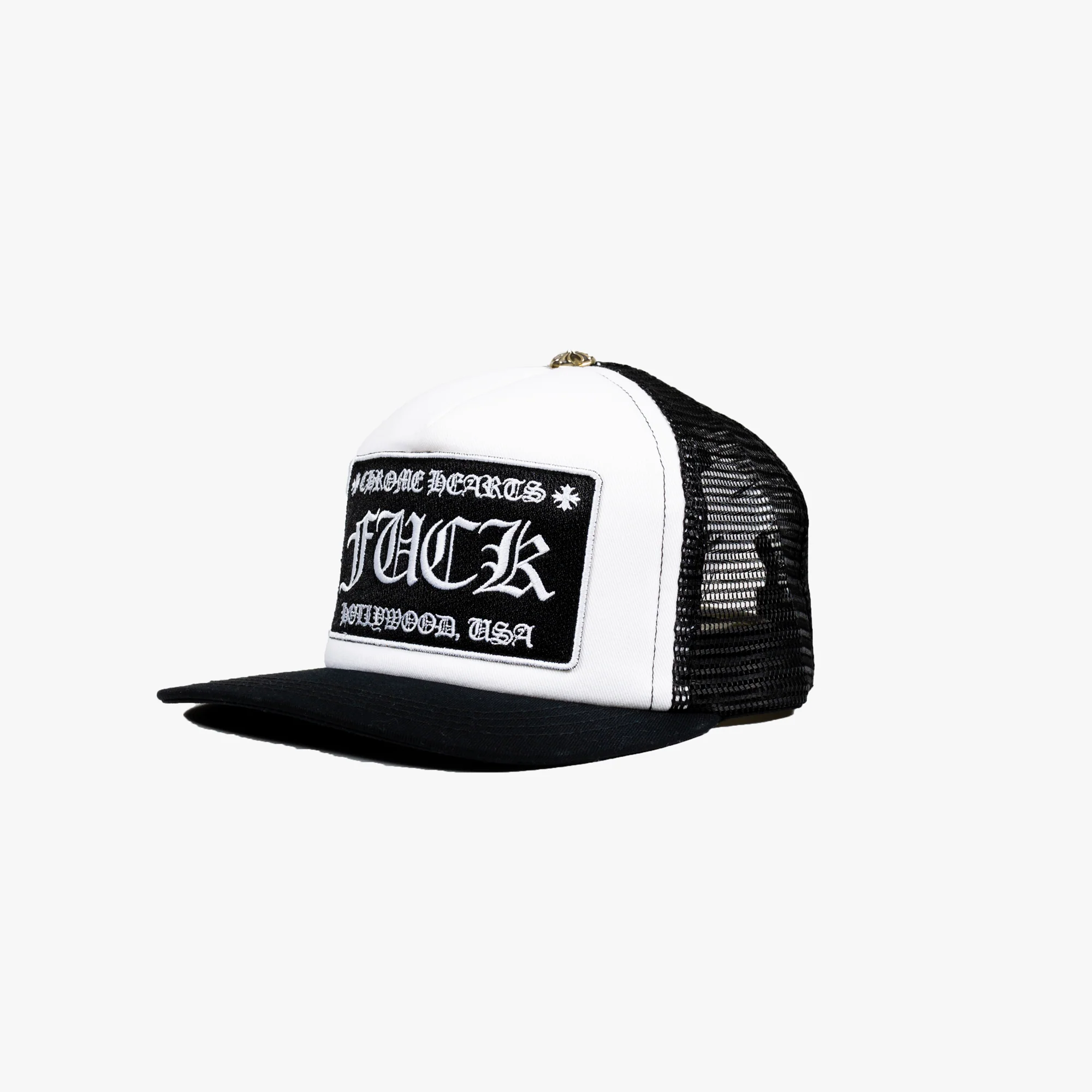 F#CK Patch White/Black Trucker Cap - Image 3