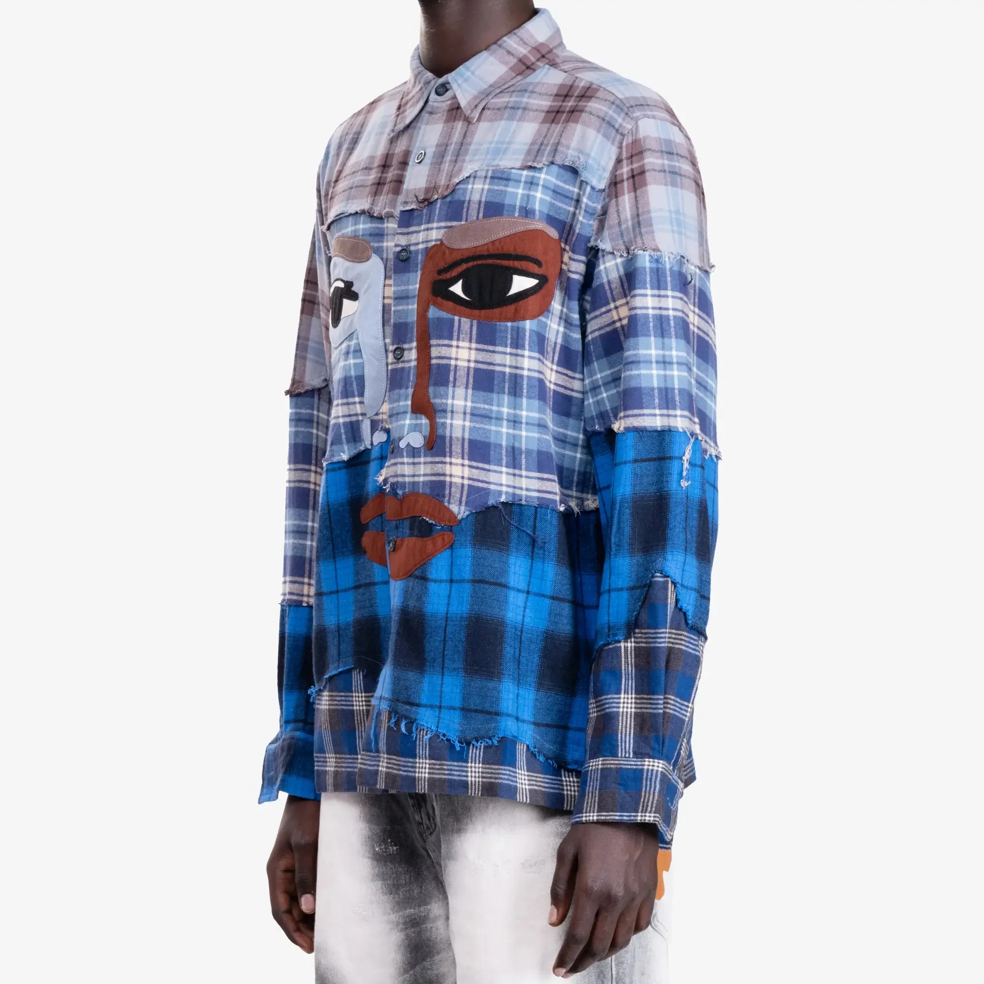 Face Patchworked Flannel - Image 3