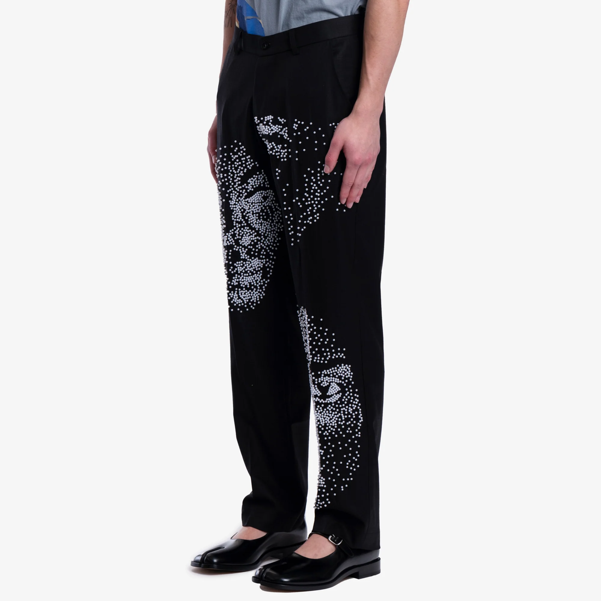 Faces Beaded Suit Pants - Image 3