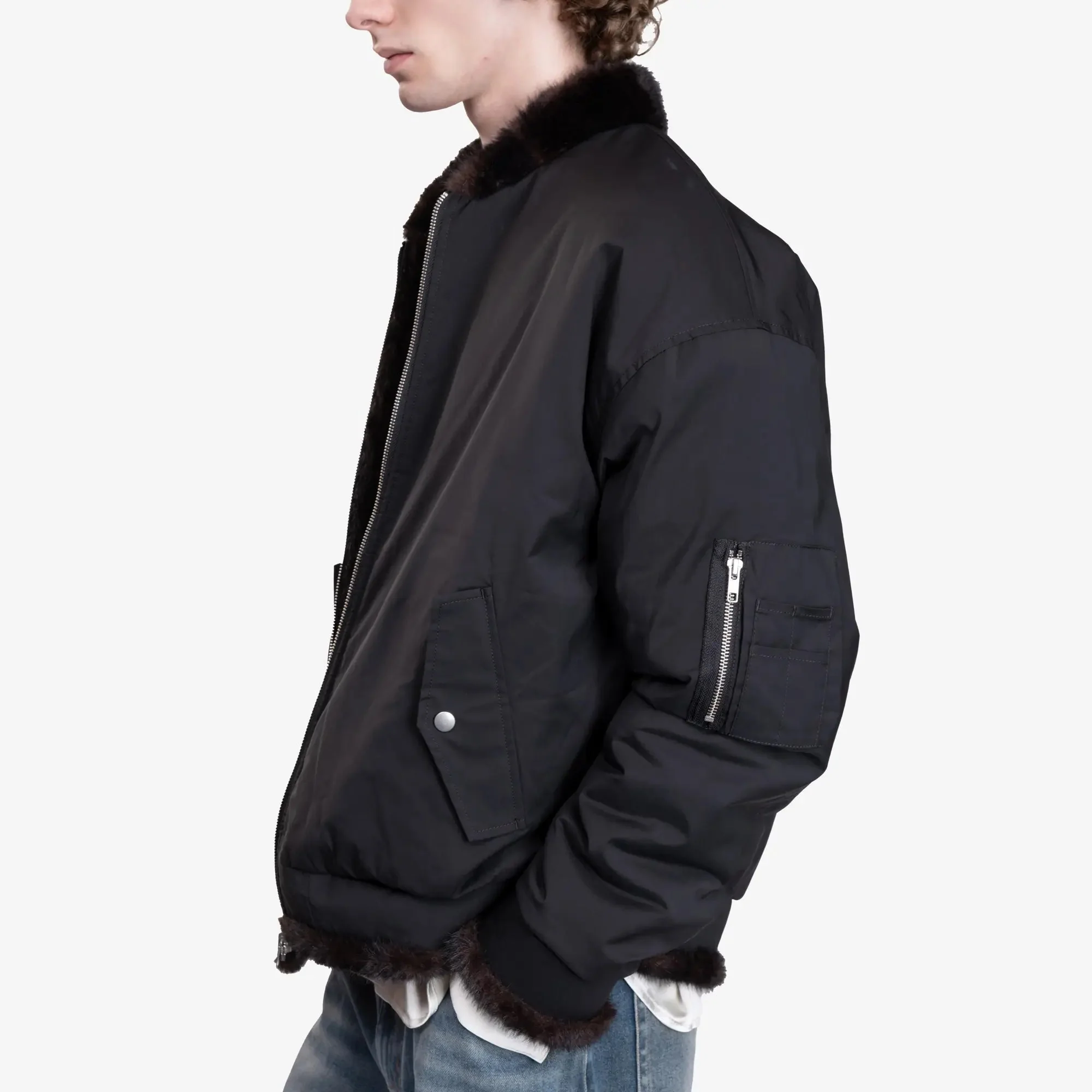 Faux Fur Reversible Jacket - Image 9