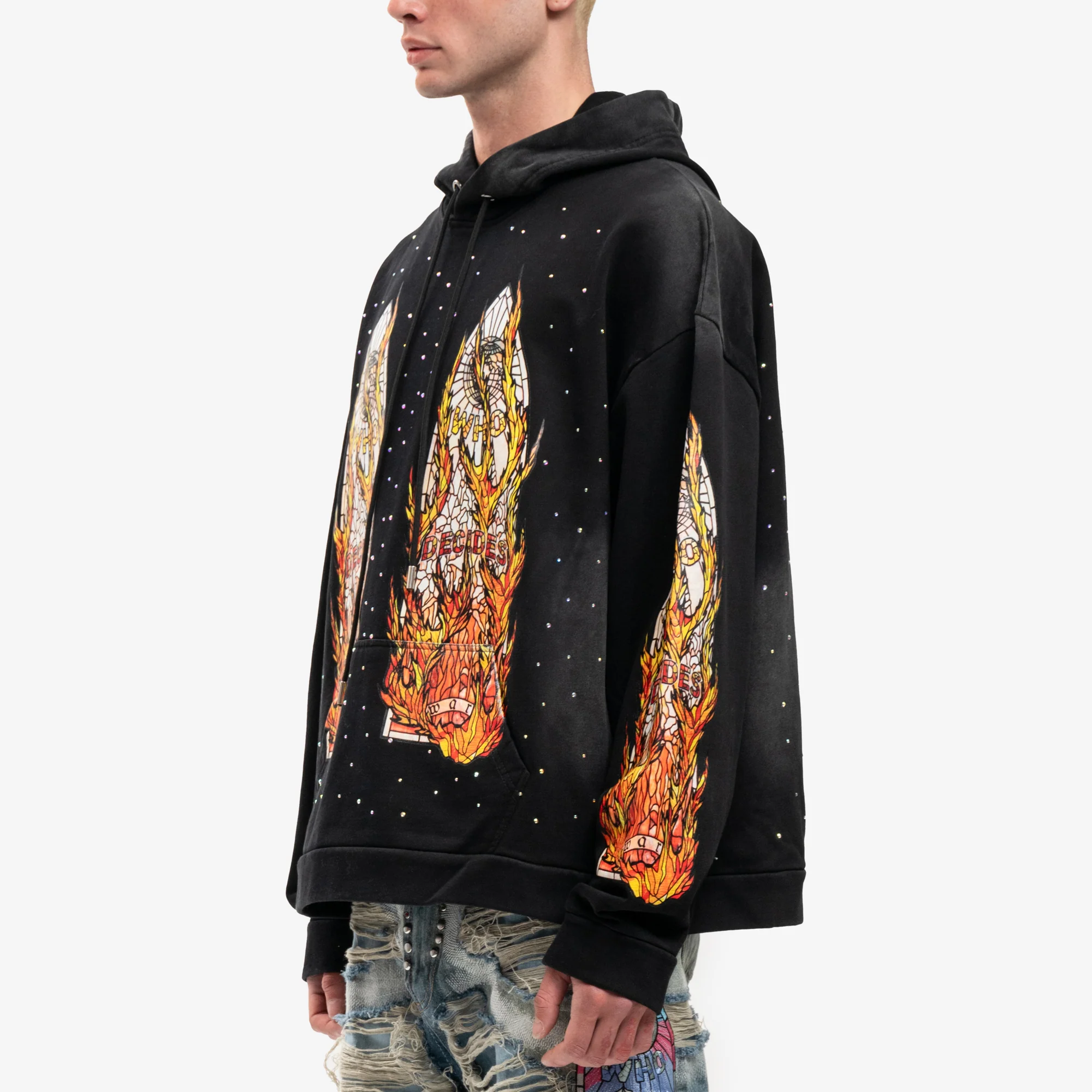 Flames Glass Hoody - Image 3