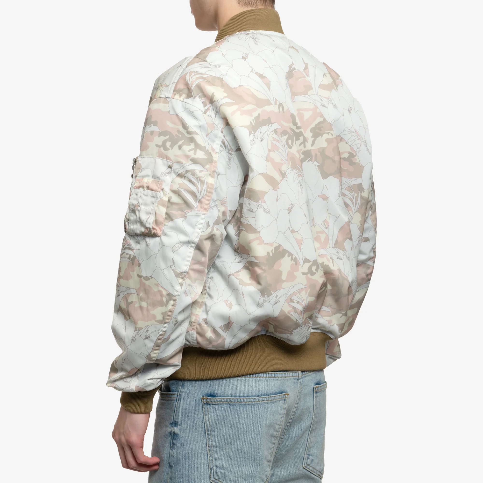 Flower Camo Bomber Jacket - Image 4