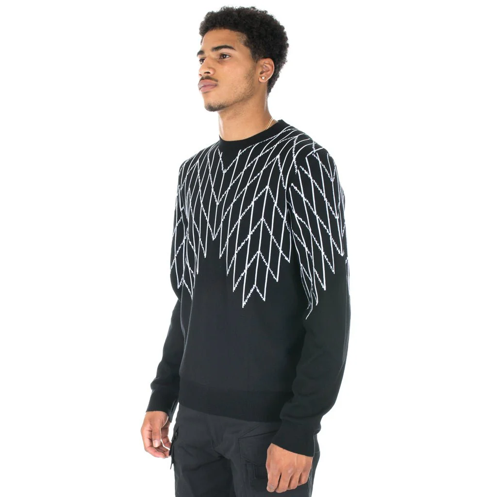 Football Net Knit Sweater - Image 3