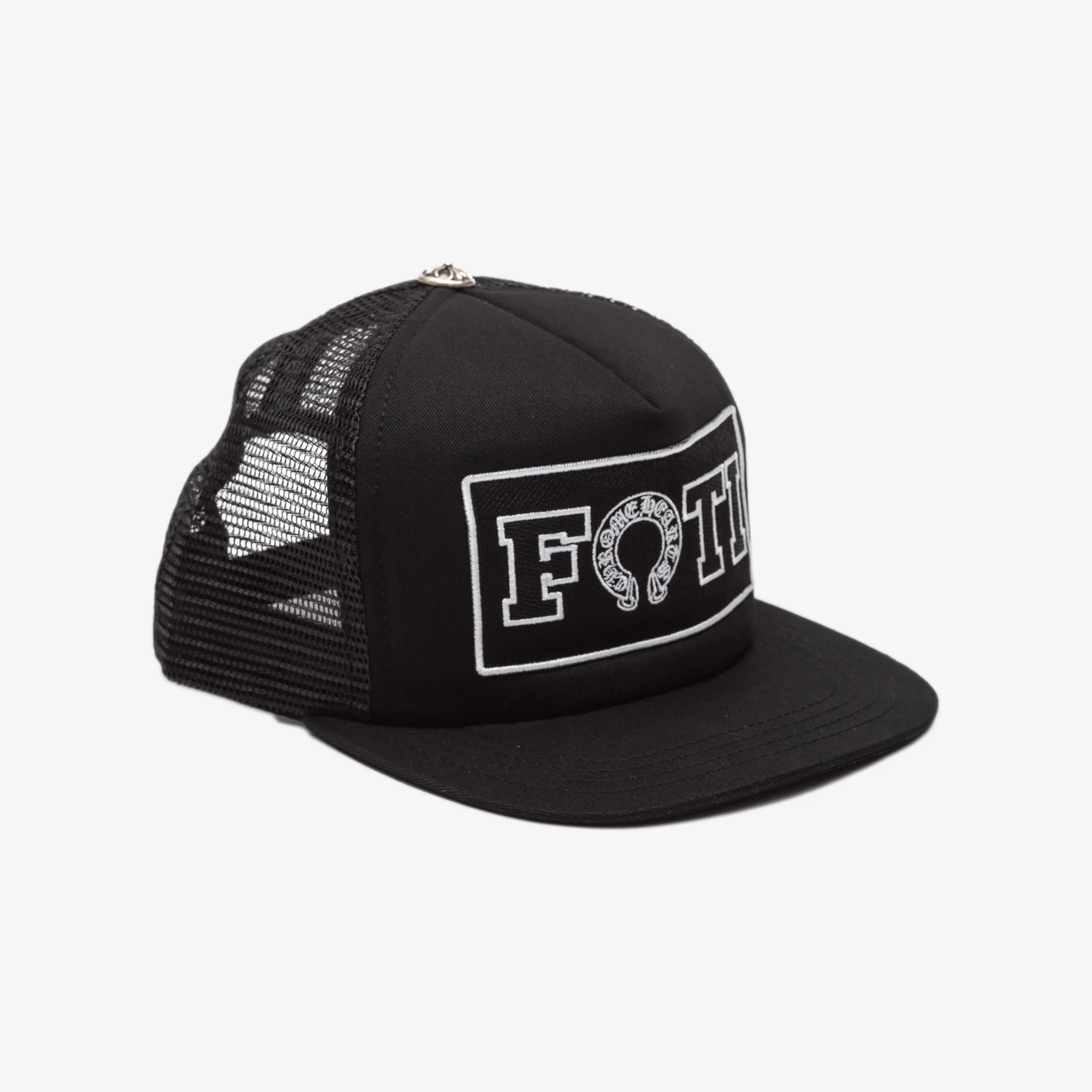 FOTI CH Patch Black/Black Trucker Cap - Image 3