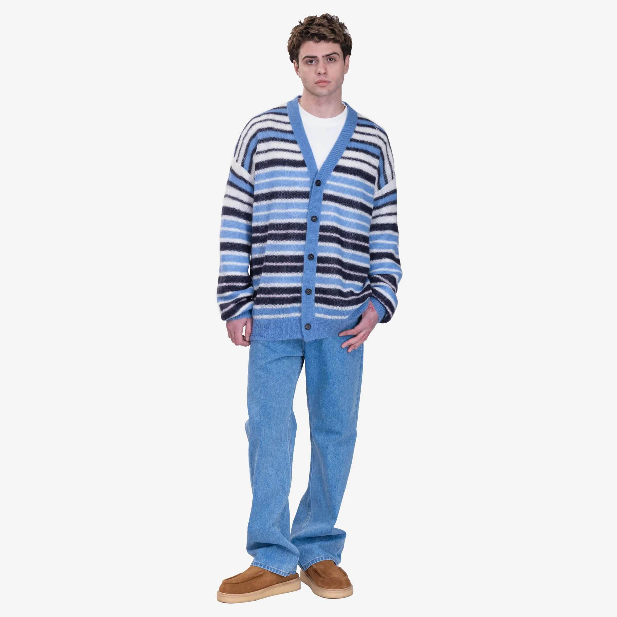 Fuzzy Wuzzy Stripe Cardigan - Image 2