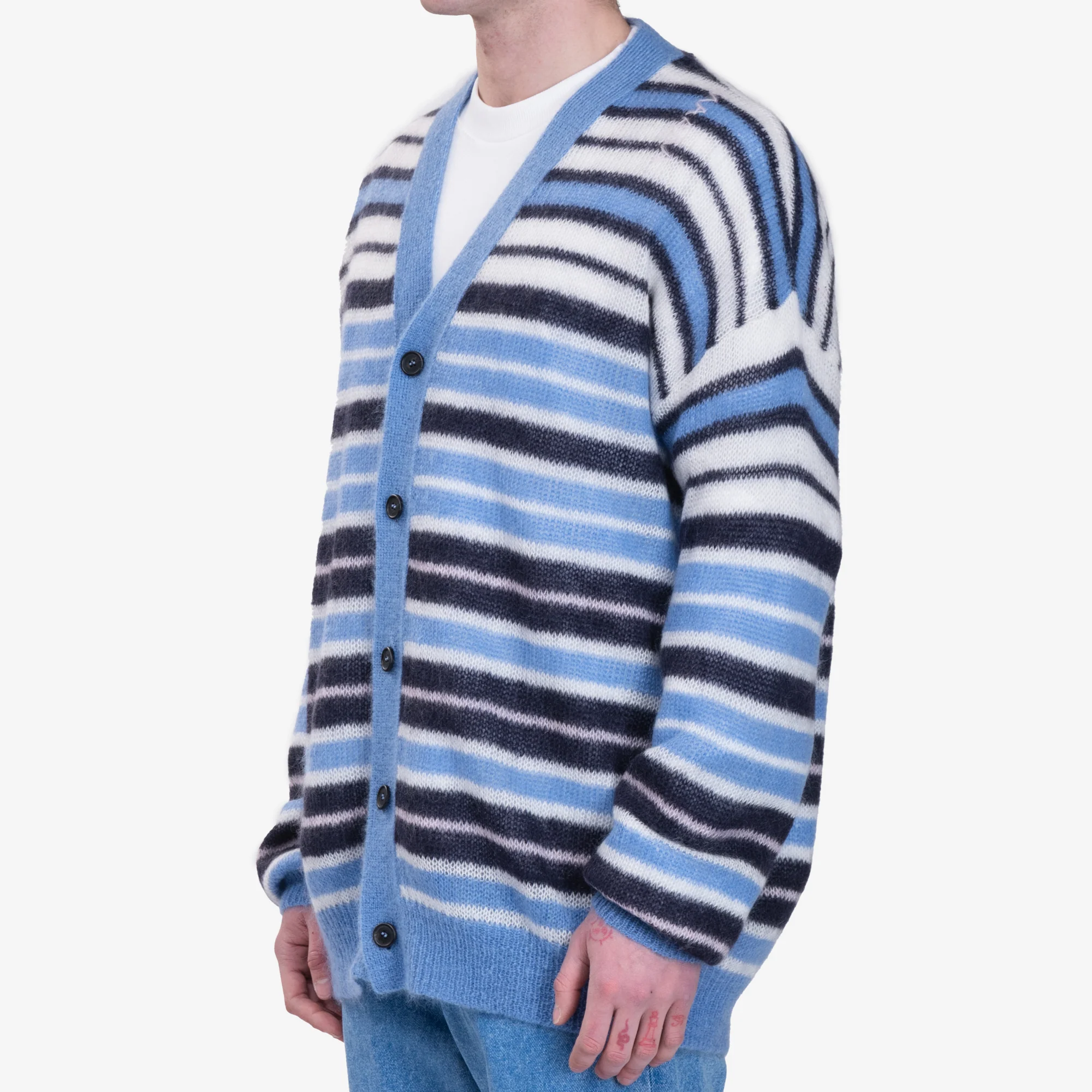 Fuzzy Wuzzy Stripe Cardigan - Image 3
