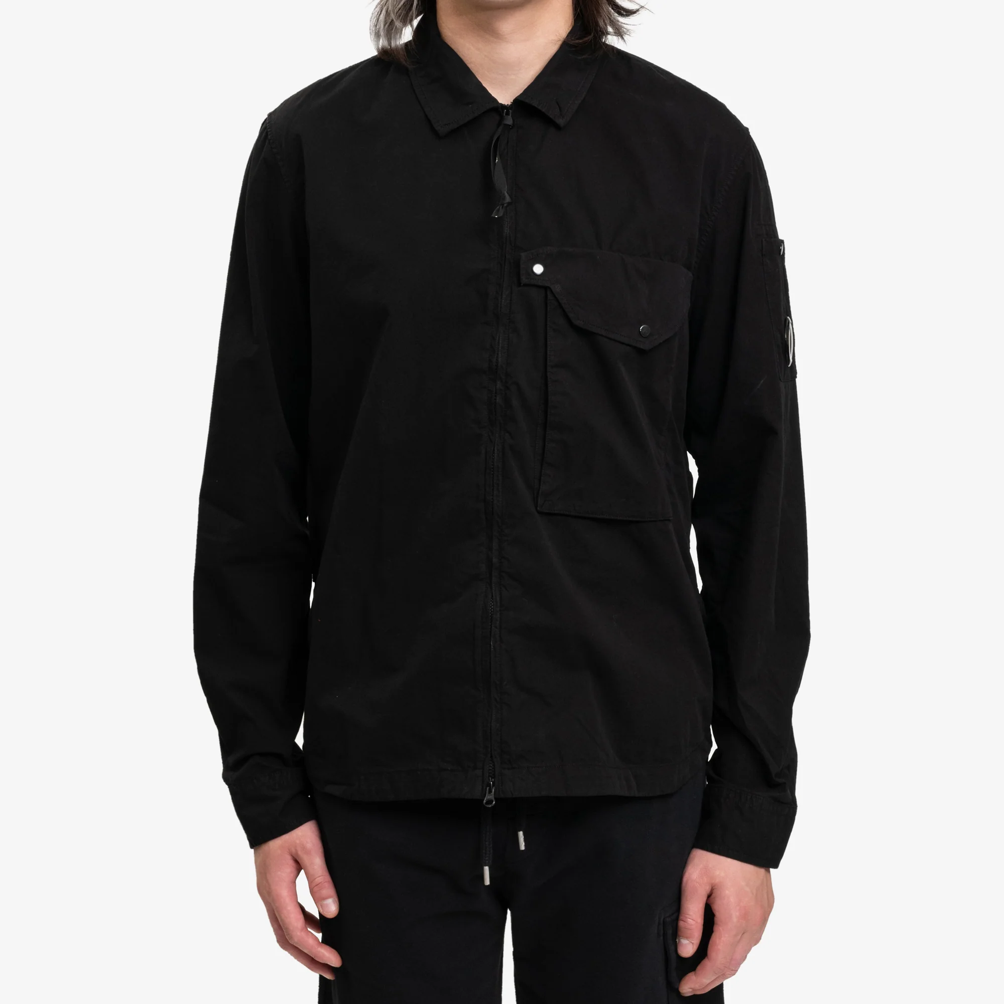 Gabardine LS Zip Shirt