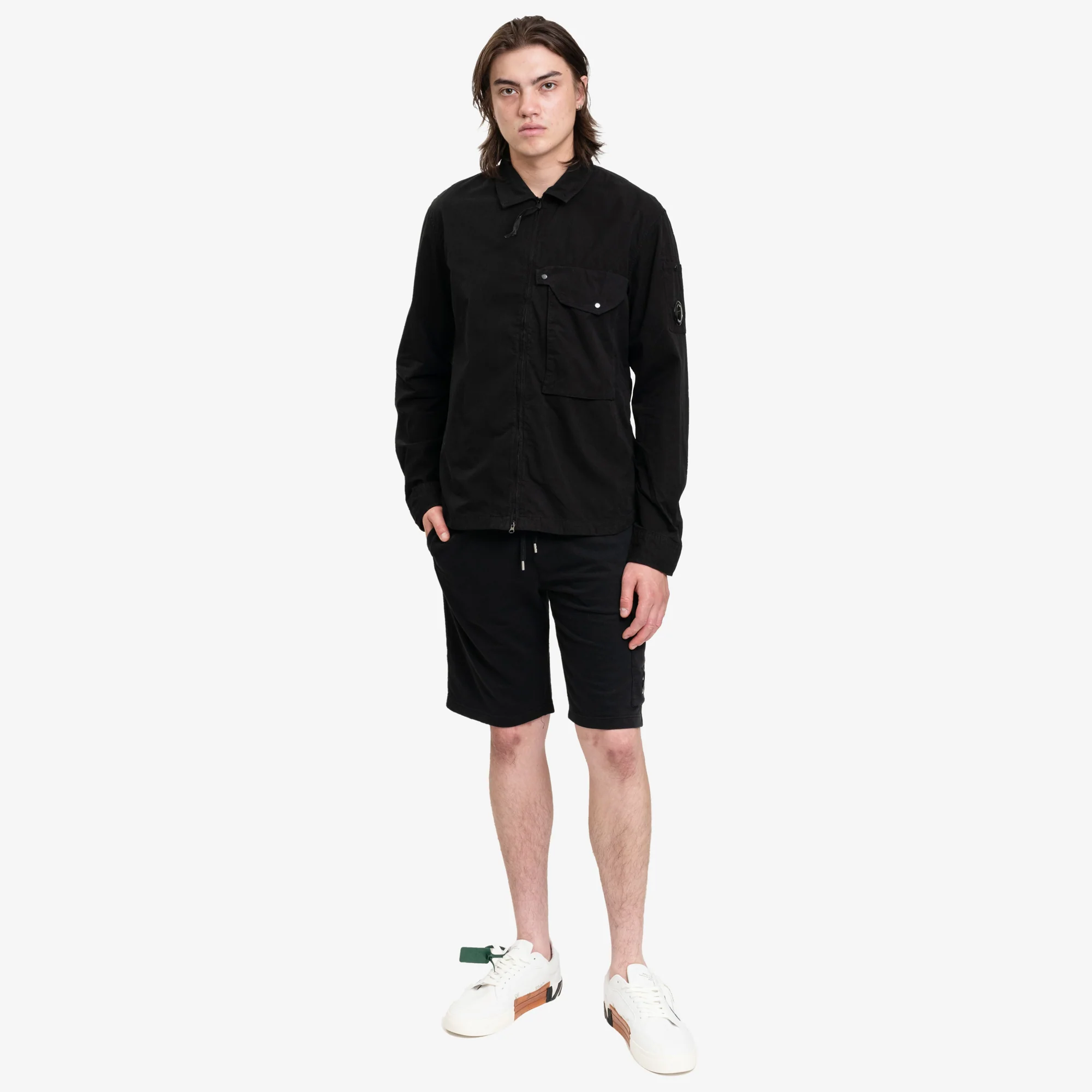Gabardine LS Zip Shirt - Image 2