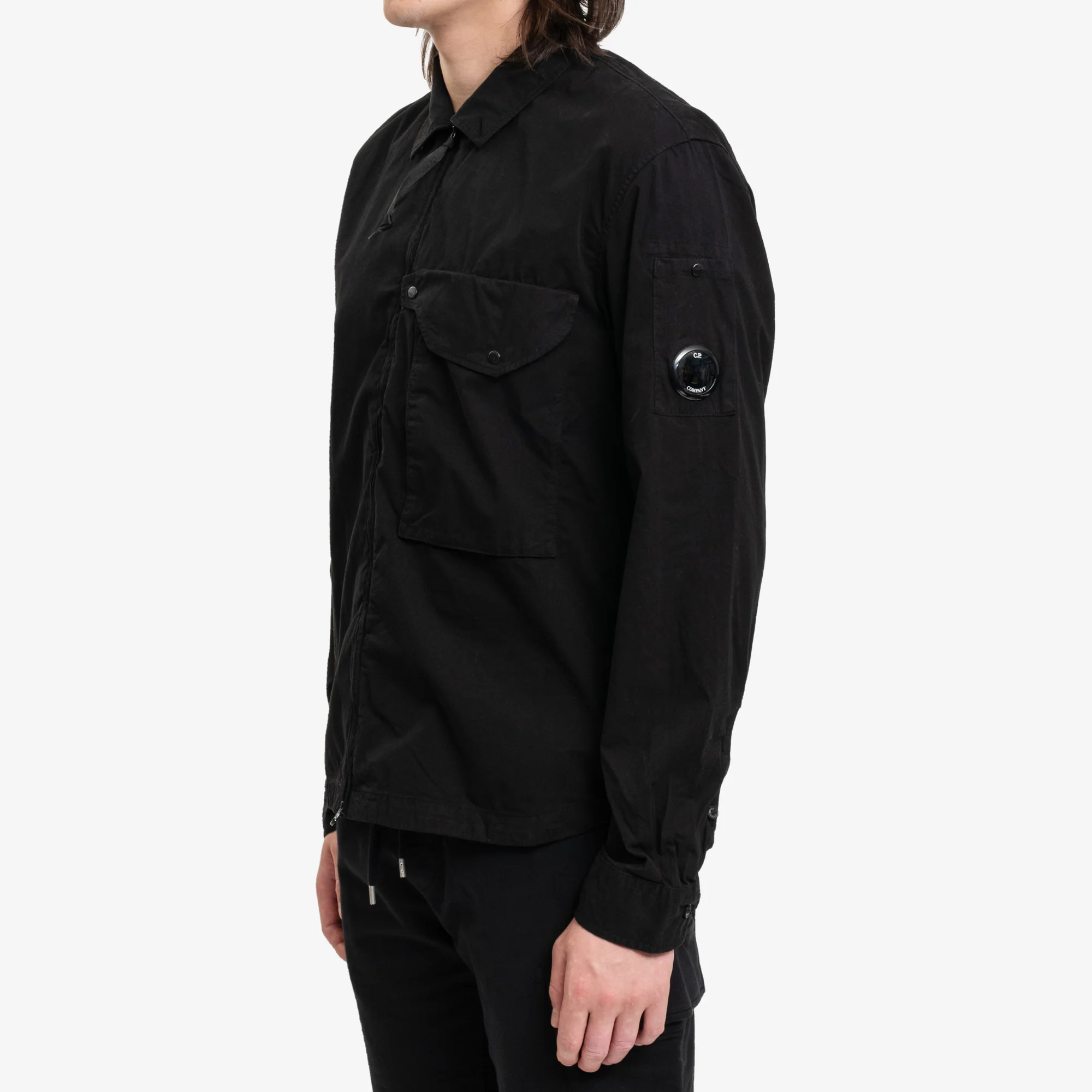 Gabardine LS Zip Shirt - Image 3